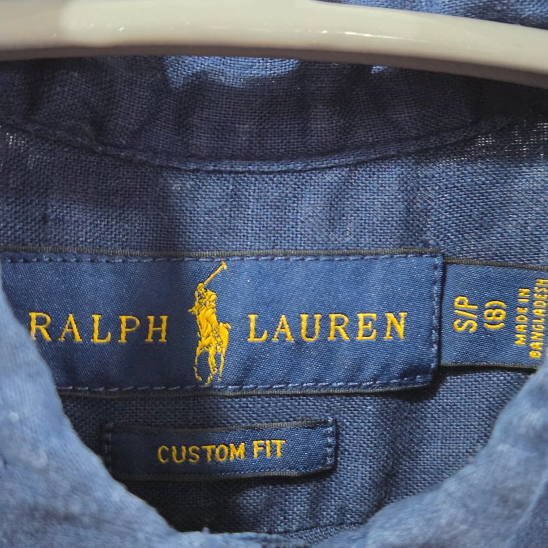 폴로랄프로렌 키즈 버튼다운 린넨 셔츠 S/8  상품이미지3