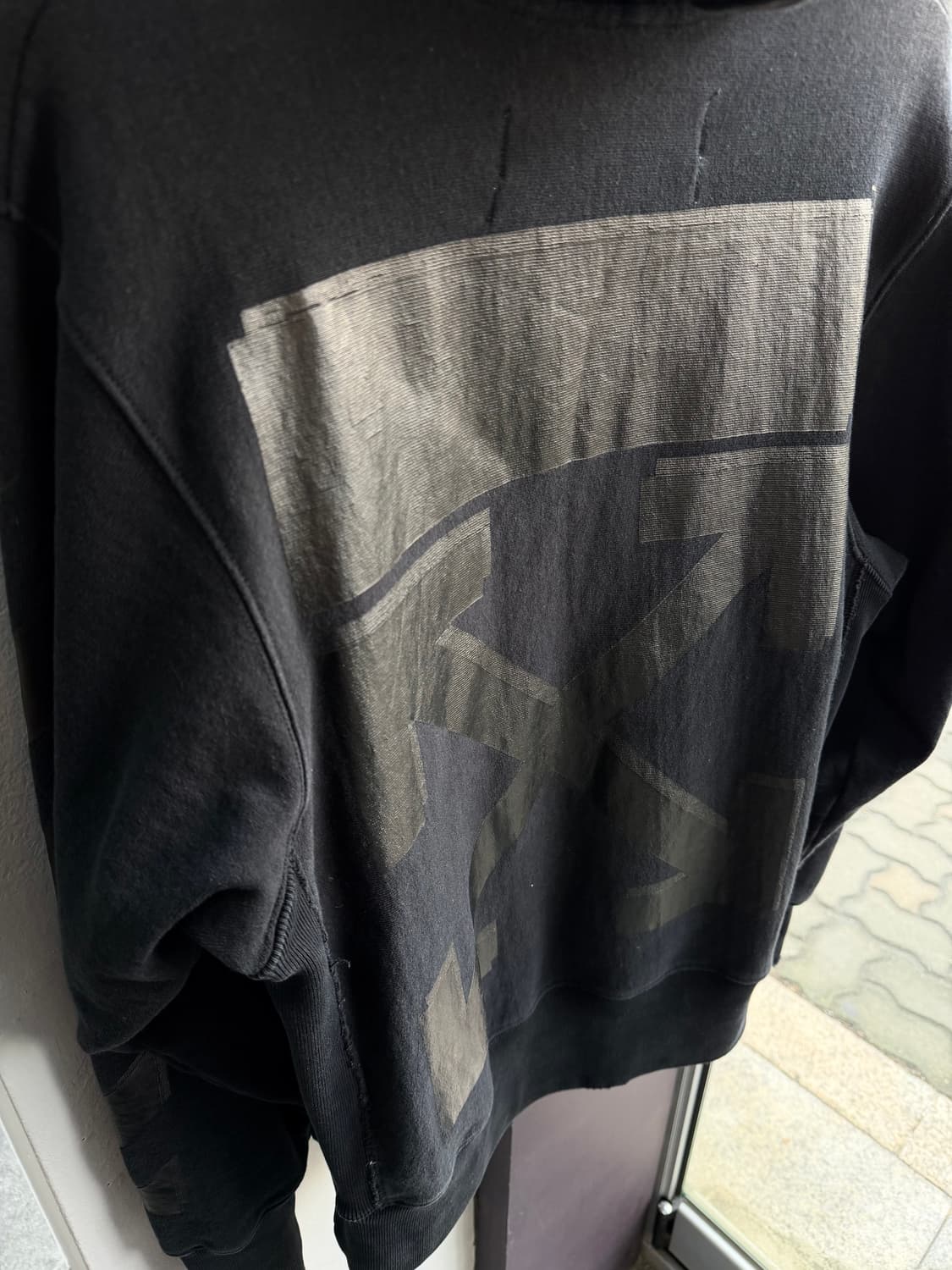 L/ 오프화이트x챔피온 백로고 디스 후드티 상품이미지8