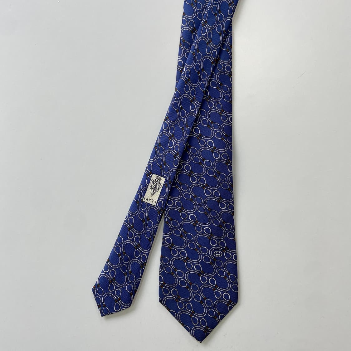 구찌(GUCCI) 심플로고 명품 정품 넥타이 8.3cm 상품이미지1