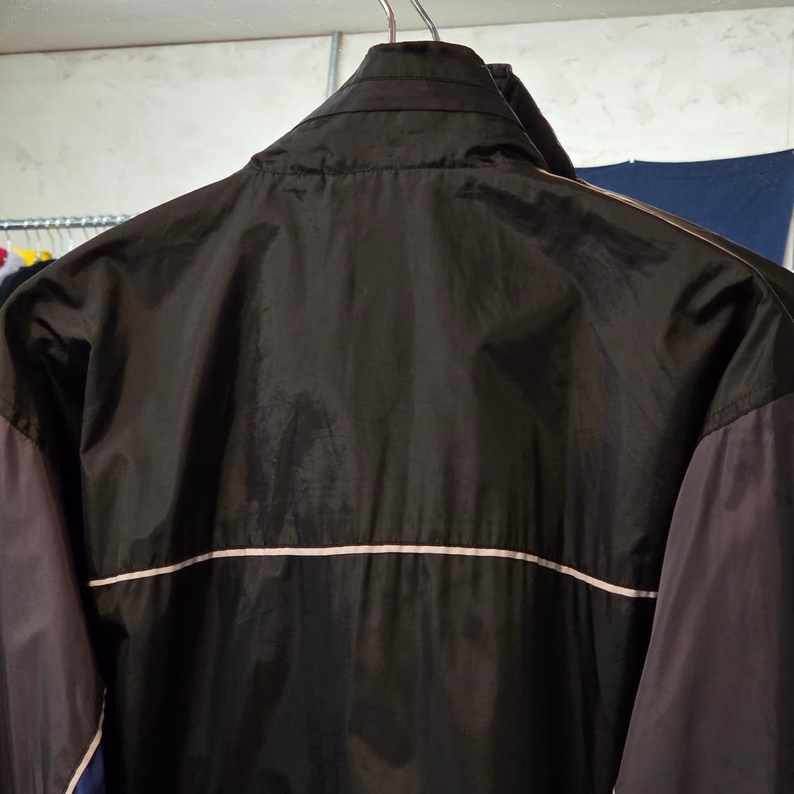 아디다스 올스쿨 블랙 블루 바람막이 자켓 상품이미지7