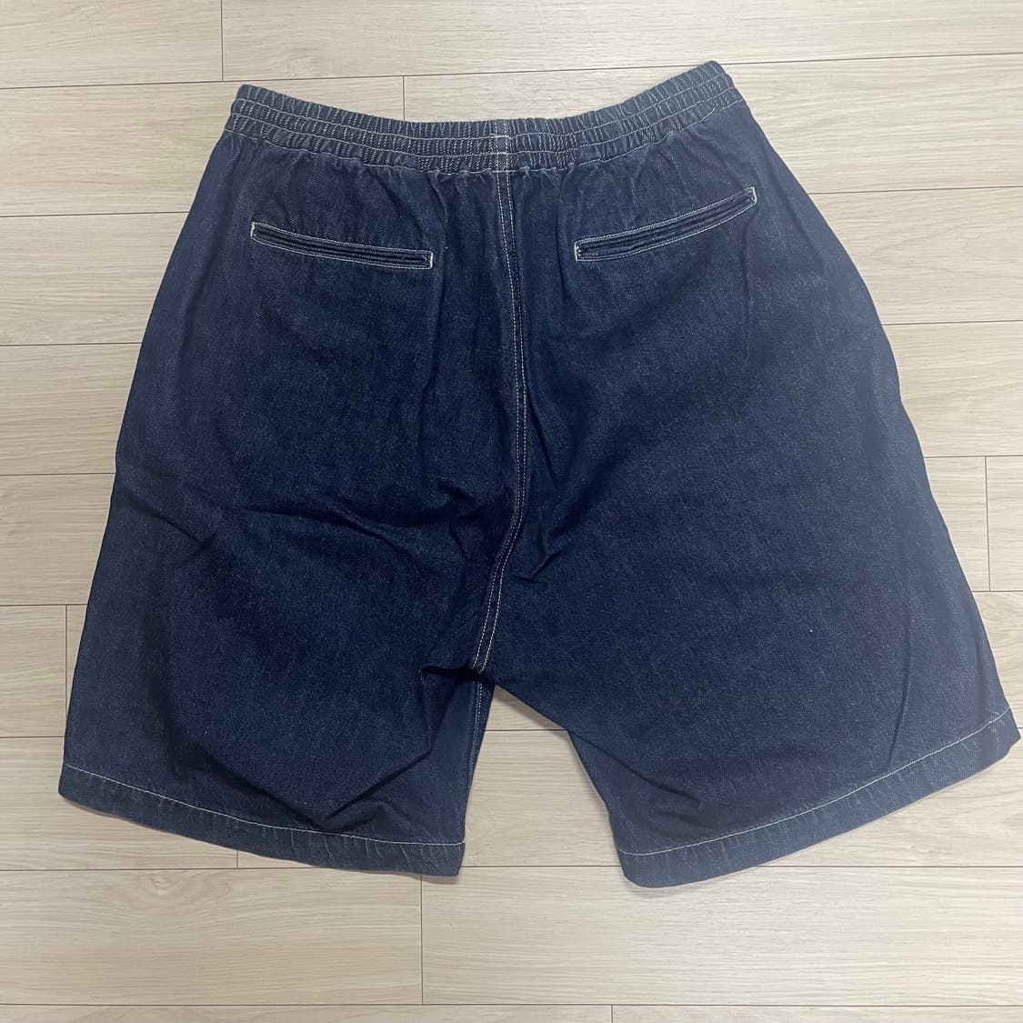 그라프페이퍼 반바지 데님 배기 쇼츠 (인디고/F사이즈) 상품이미지4
