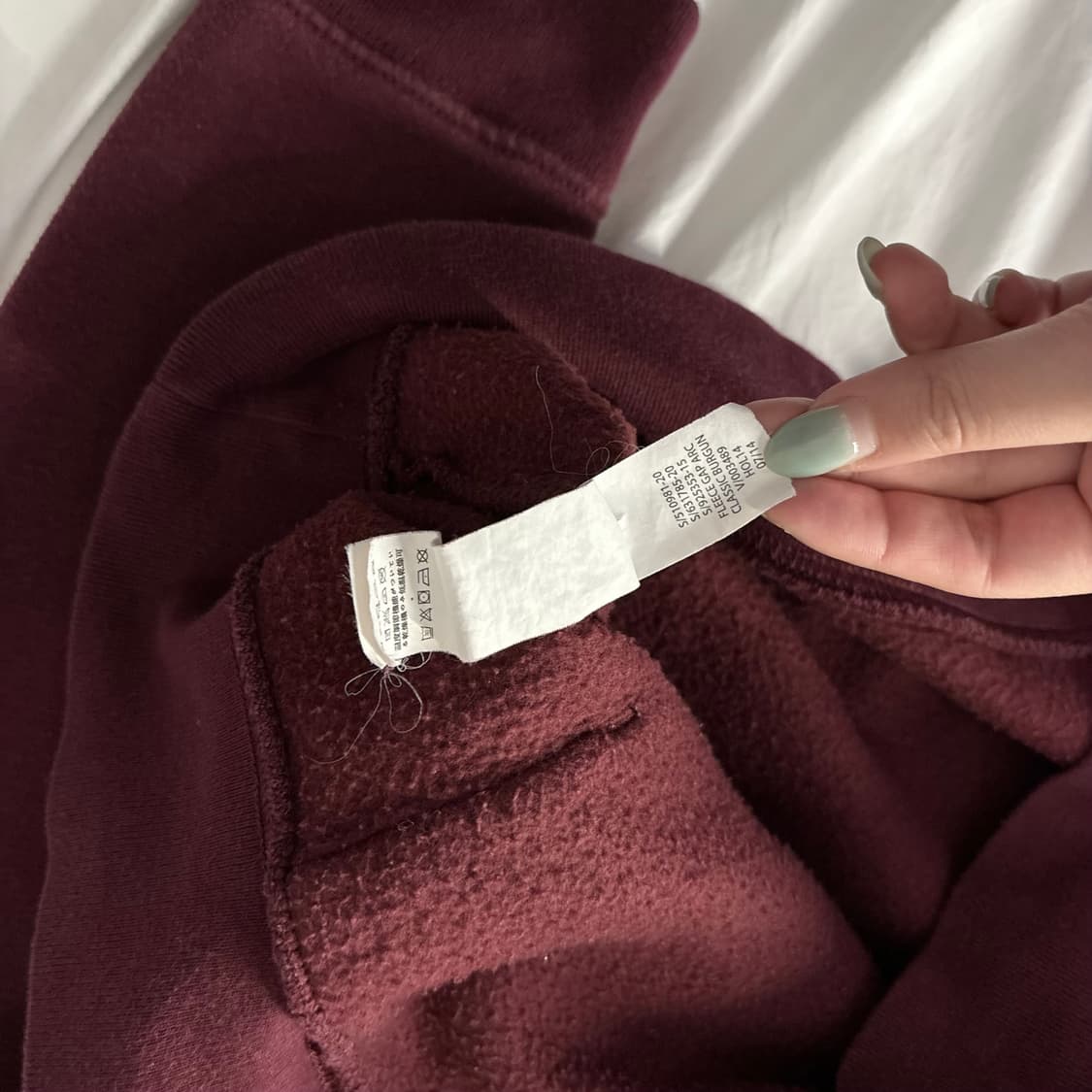 갭 버건디 후드티 상품이미지3