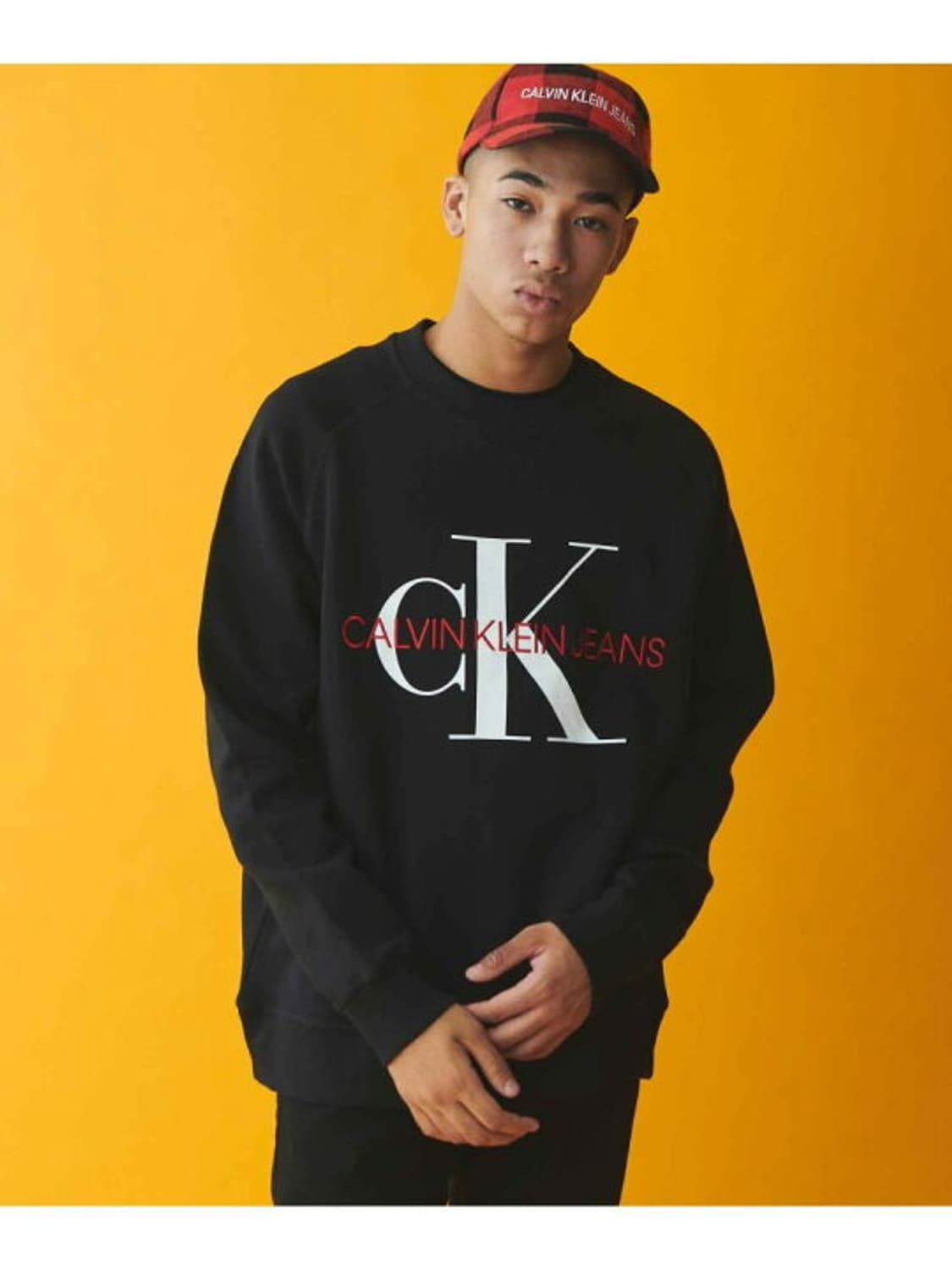 캘빈클라인 모노그램 맨투맨 스웨트셔츠 크루넥 상품이미지5