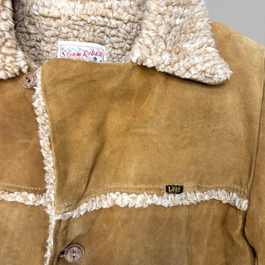 70's Lee 스톰 라이더 셰르파 라인드 스웨이드 자켓 상품이미지4