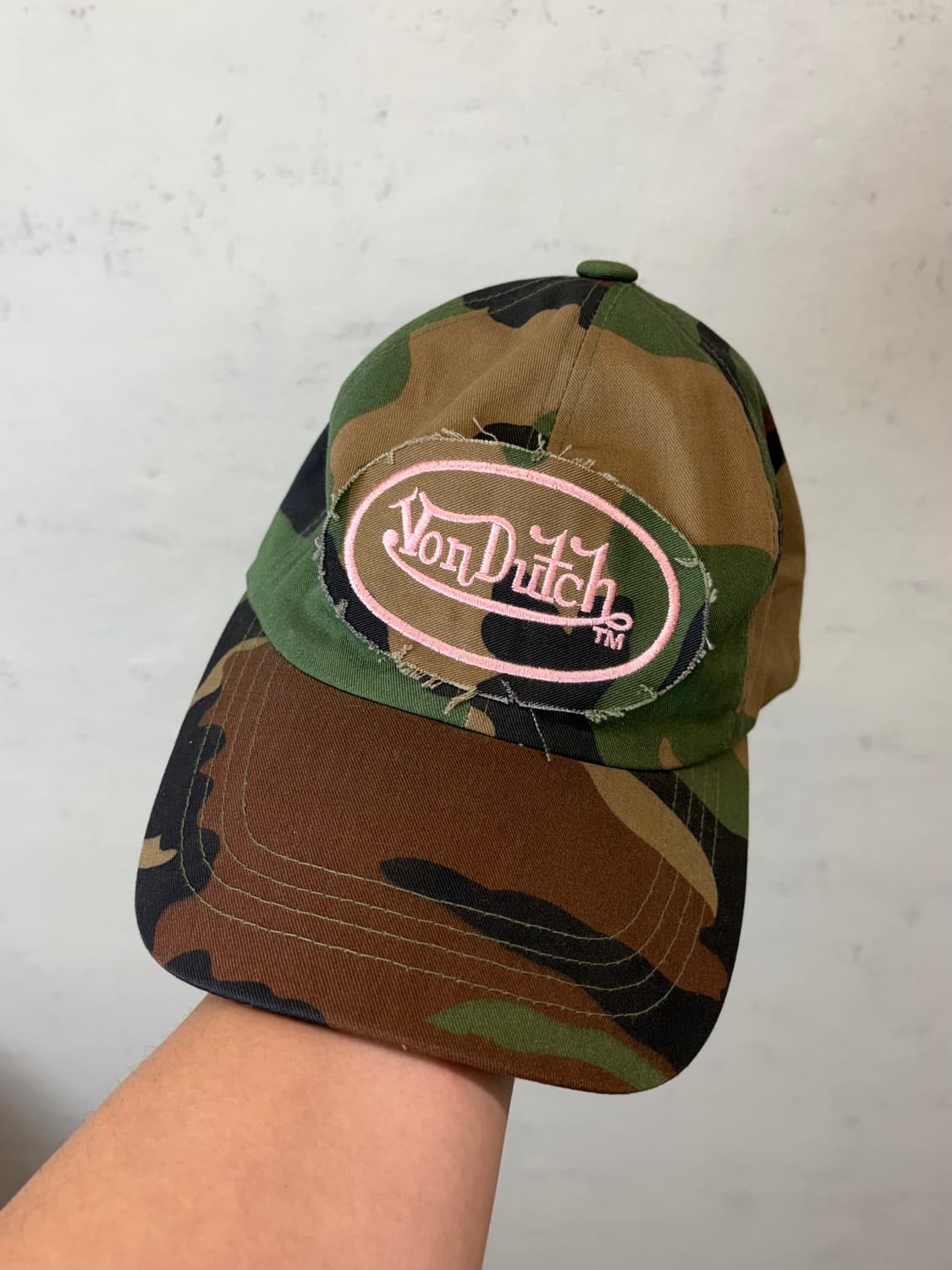 Von dutch 본더치 빈티지 카모 볼캡 상품이미지1
