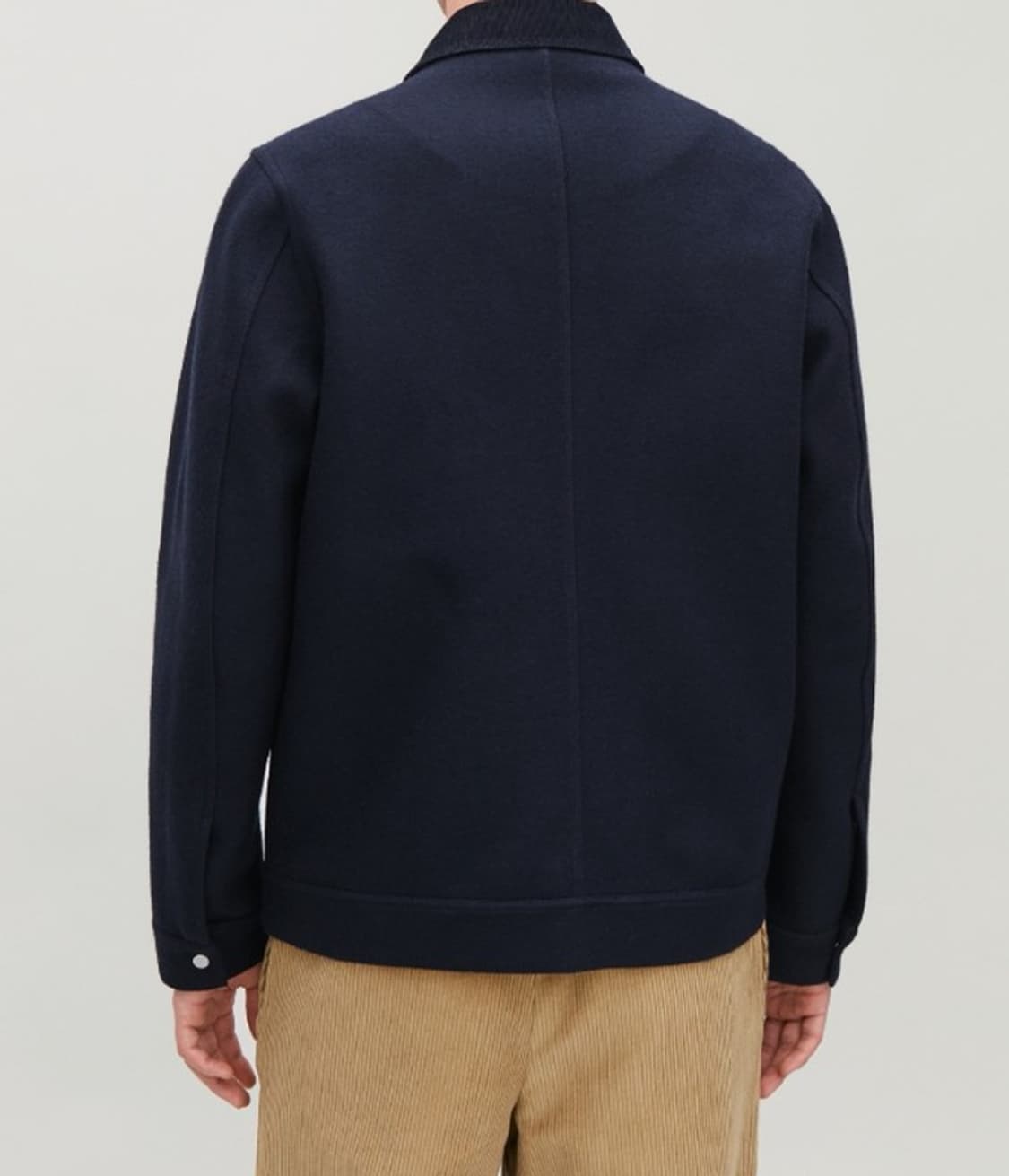 COS 코듀로이 카라 울 블루종 자켓 상품이미지2