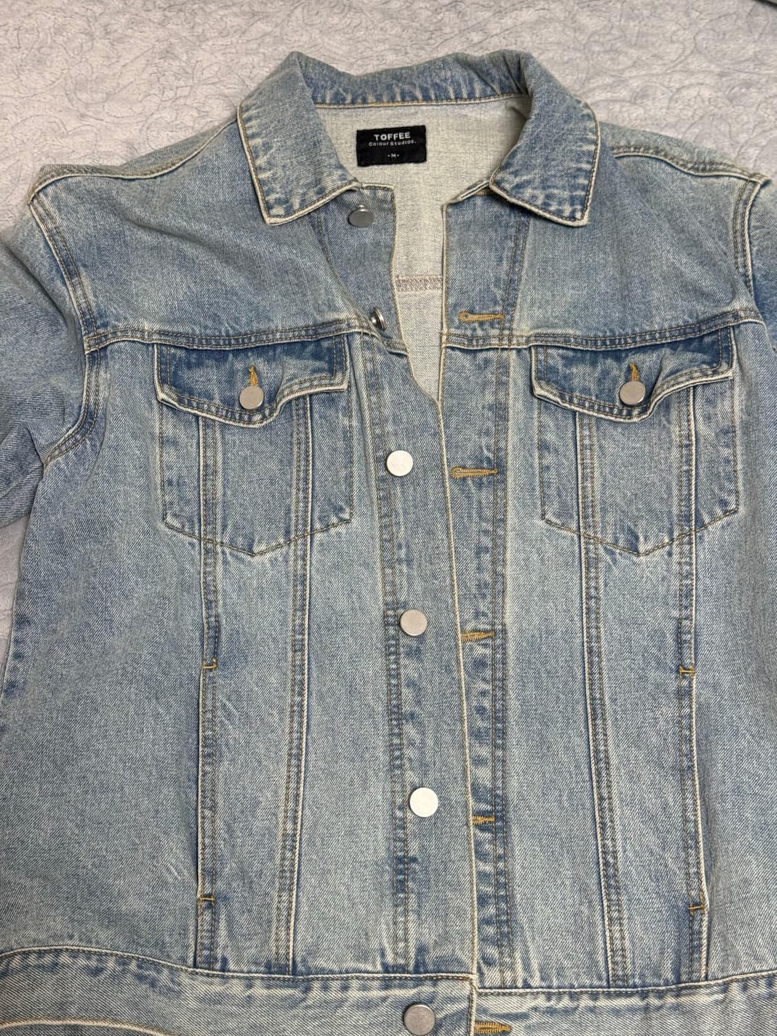 토피 데님 자켓 m사이즈 상품이미지2