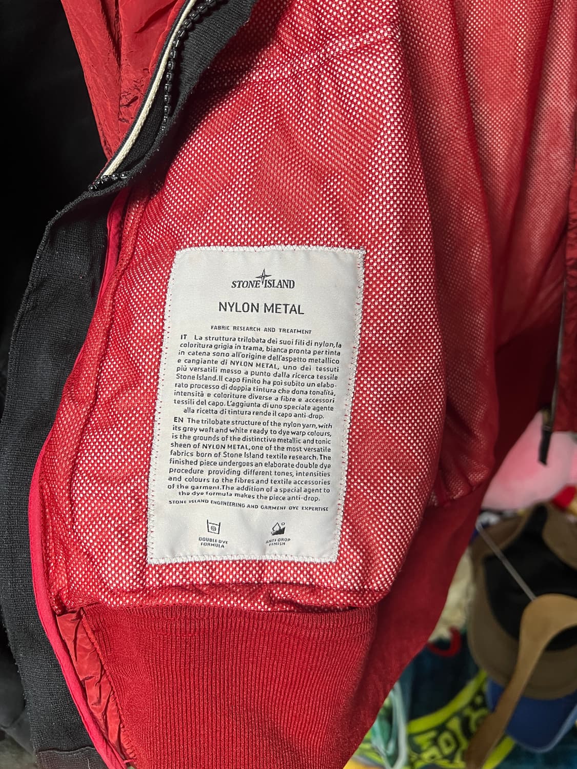 스톤아일랜드 나일론 메탈 자켓 95 m~L 상품이미지5