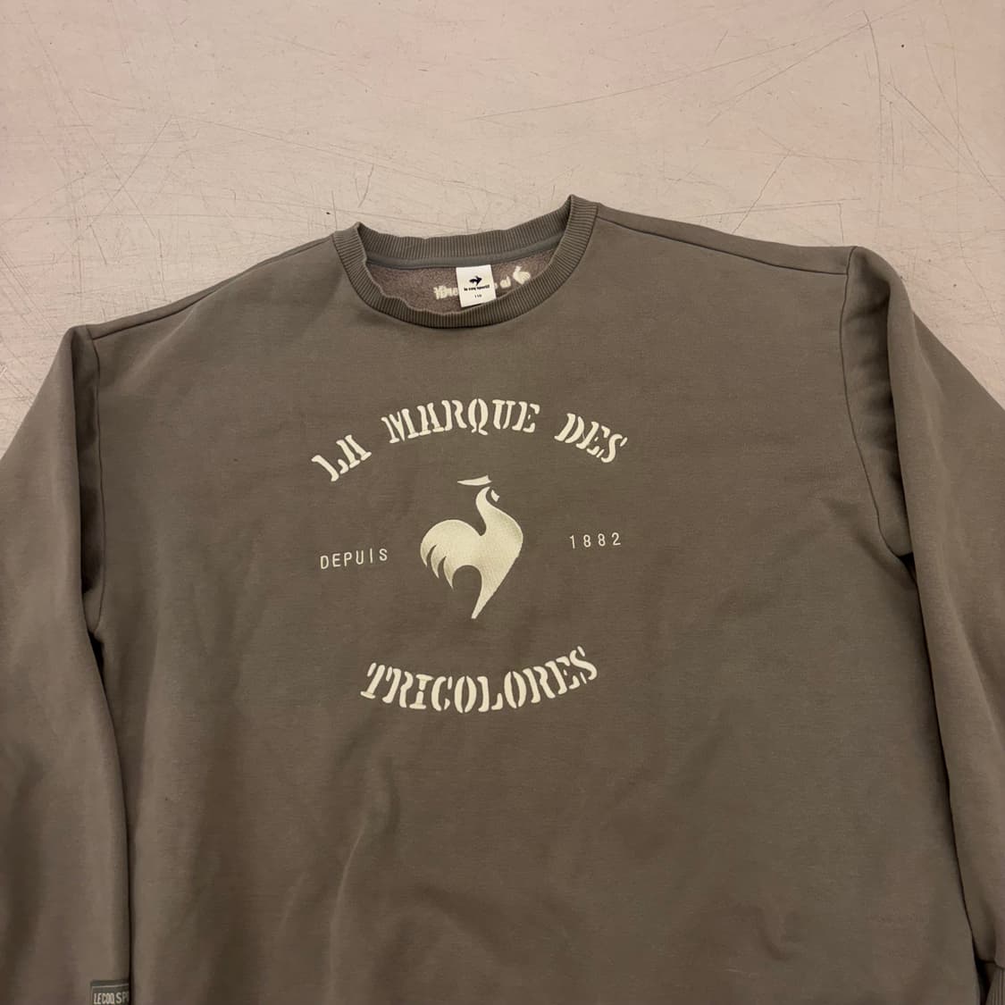 르꼬끄 빅로고 카키 맨투맨 상품이미지2