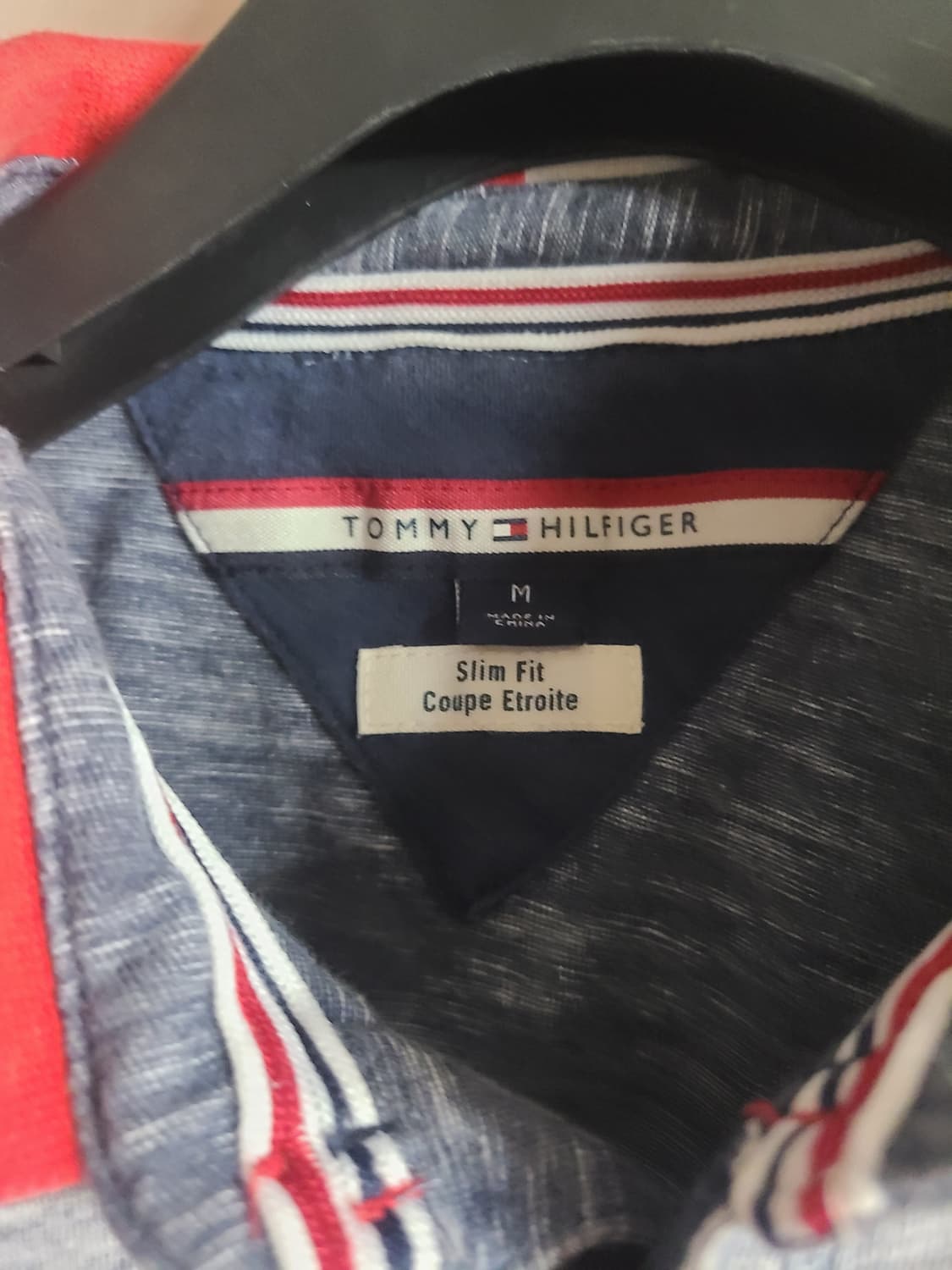 타미힐피거 카라 반팔티 그레이 M 상품이미지6