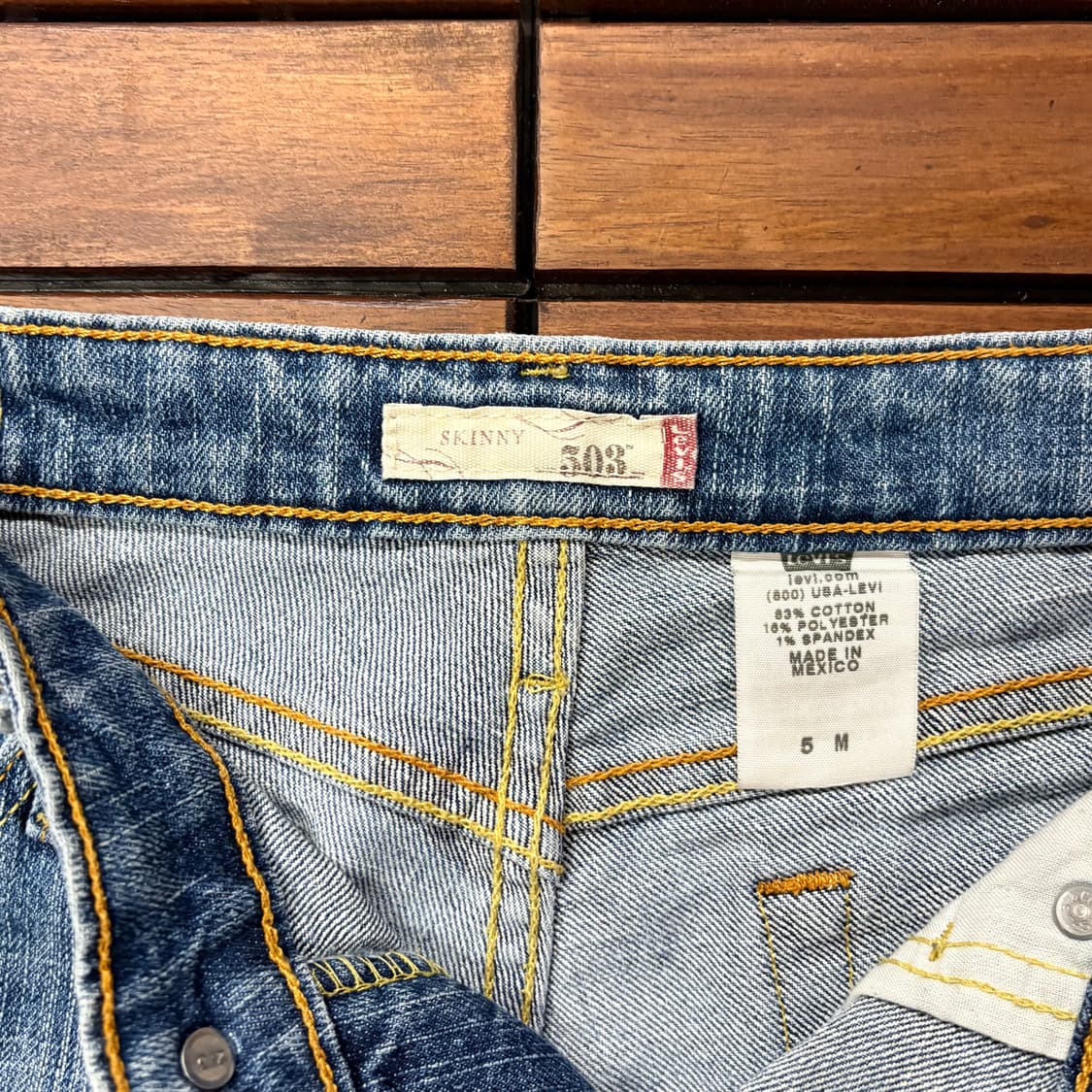 (32) 00s 리바이스 503 레이디 데님 팬츠 상품이미지5