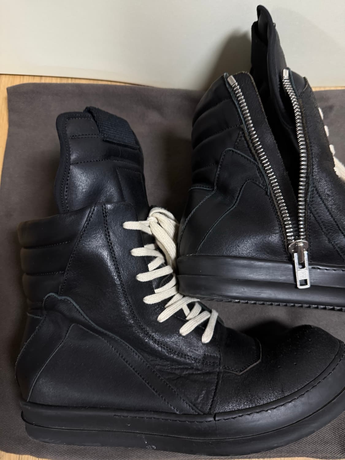 릭오웬스 지오바스켓 40 올블랙 상품이미지2