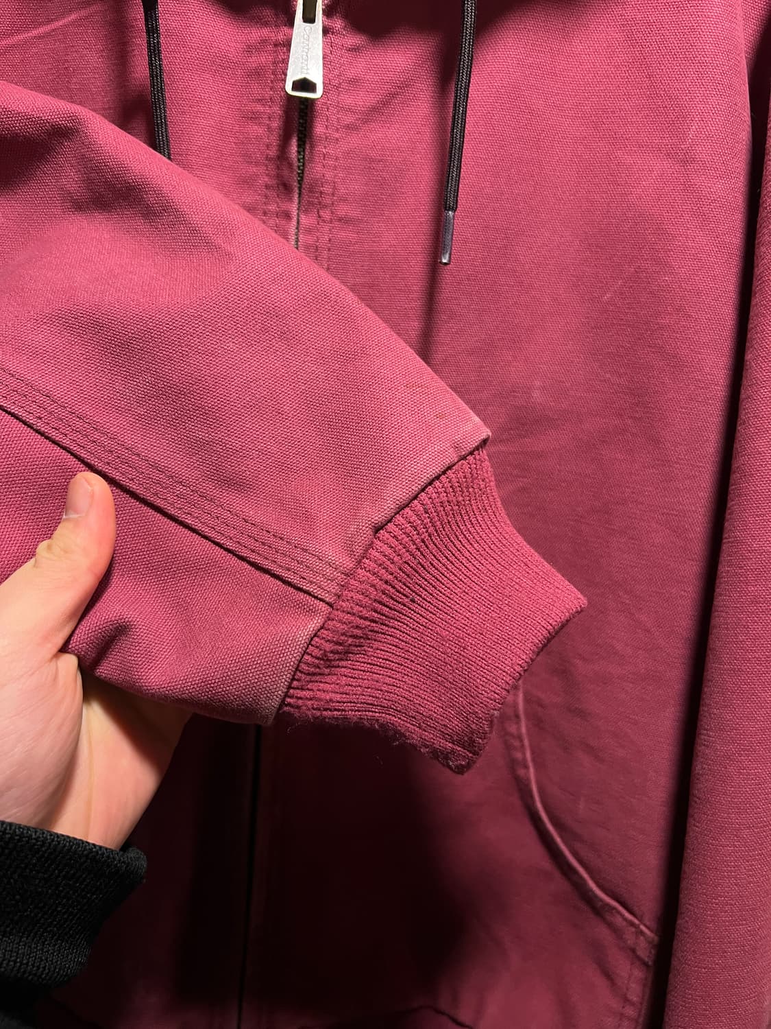 [S]칼하트 USA WJ130 브릭레드 액티브 워크자켓 상품이미지5