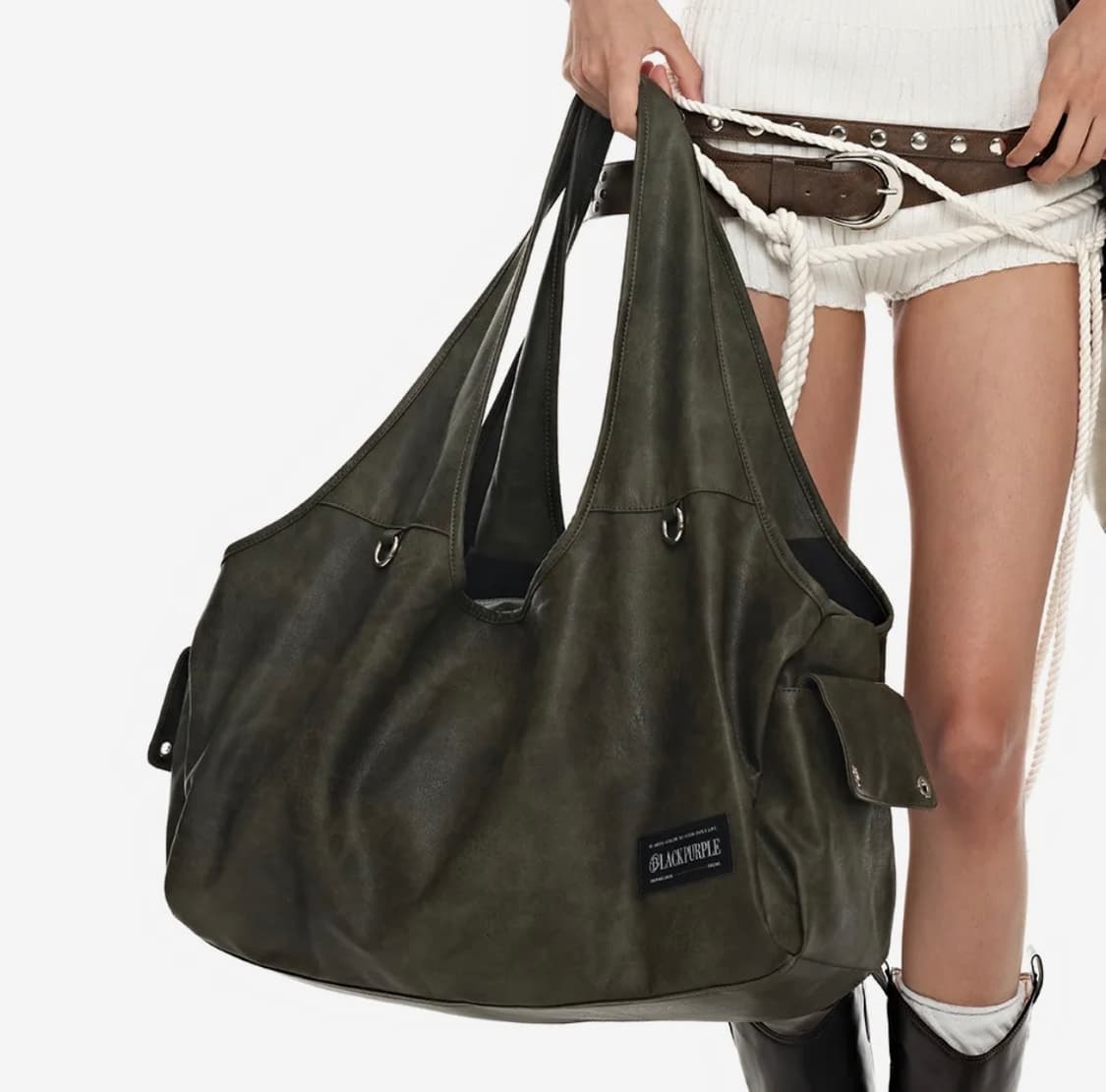 블랙퍼플 맥스포트 비키 백 카키 상품이미지1