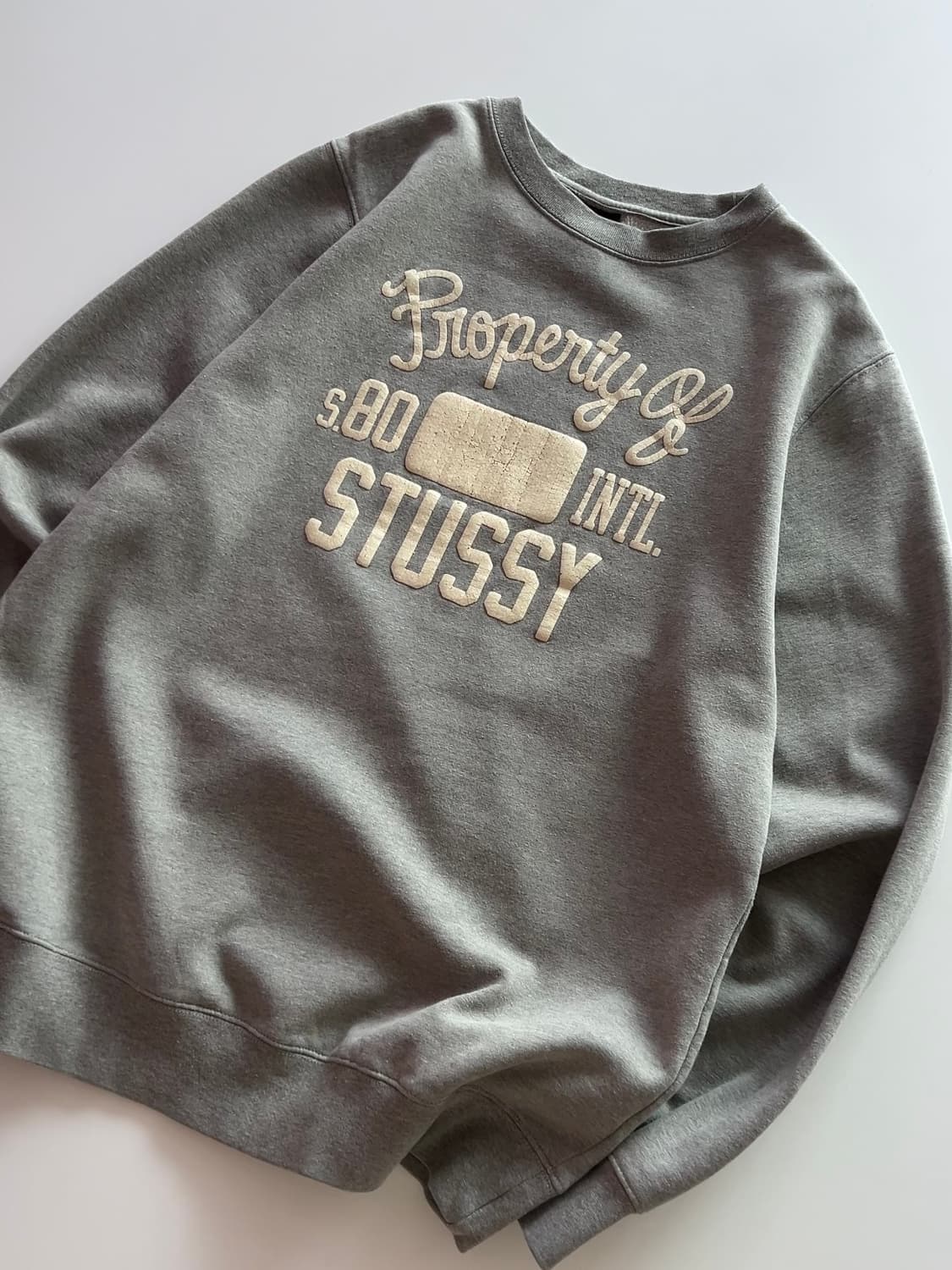 스투시 00s 그레이 맨투맨 XL 상품이미지2