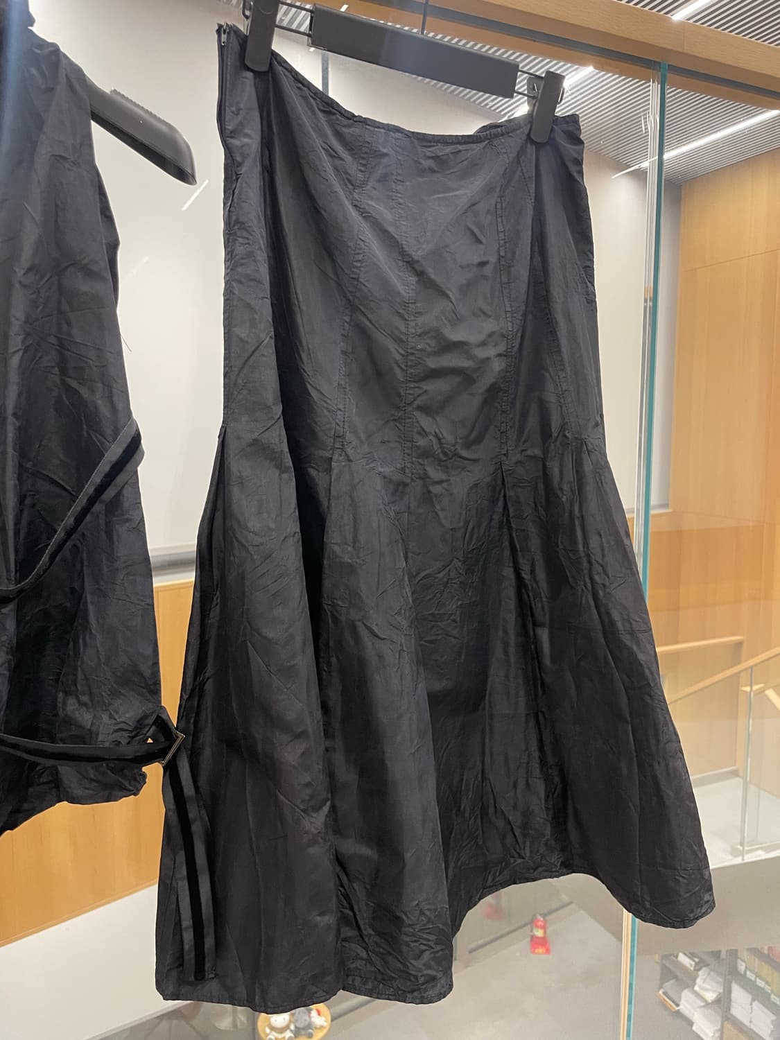 MaxMara Pianoforte 탑&스커트 셋업 블랙 상품이미지4