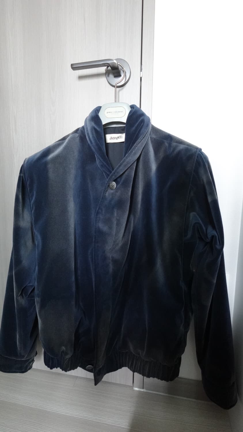 Jiyongkim 22aw쉘카라 자켓 m 상품이미지4