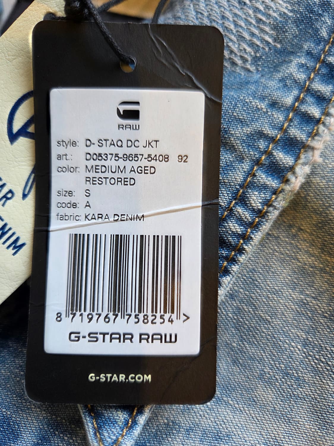 G-Star Raw 데님 자켓 청자켓(S) 상품이미지6