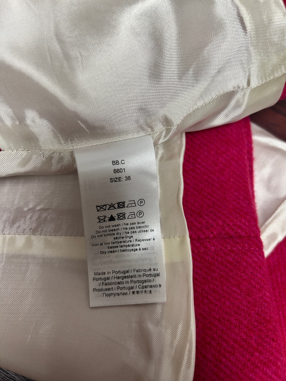 가니 울 미니 핑크 스커트 ganni 상품이미지3