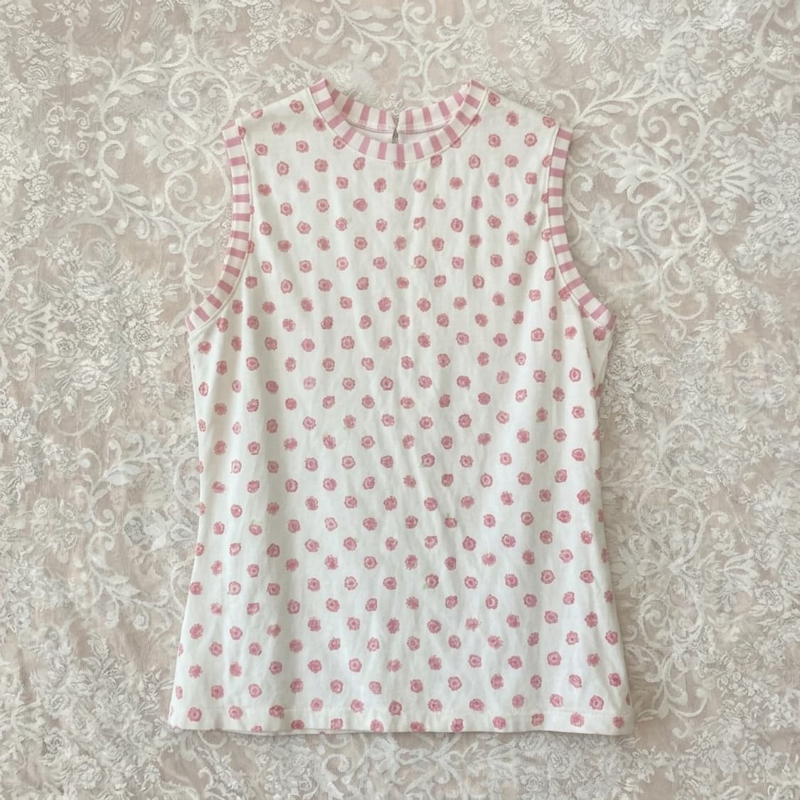 Rose dot sleeveless 상품이미지1