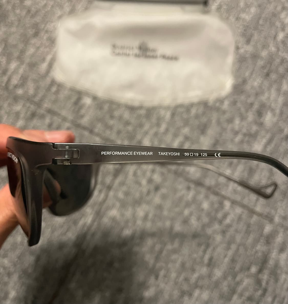 디스트릭트비전 타케요시 선글라스 그레이 블랙 상품이미지6