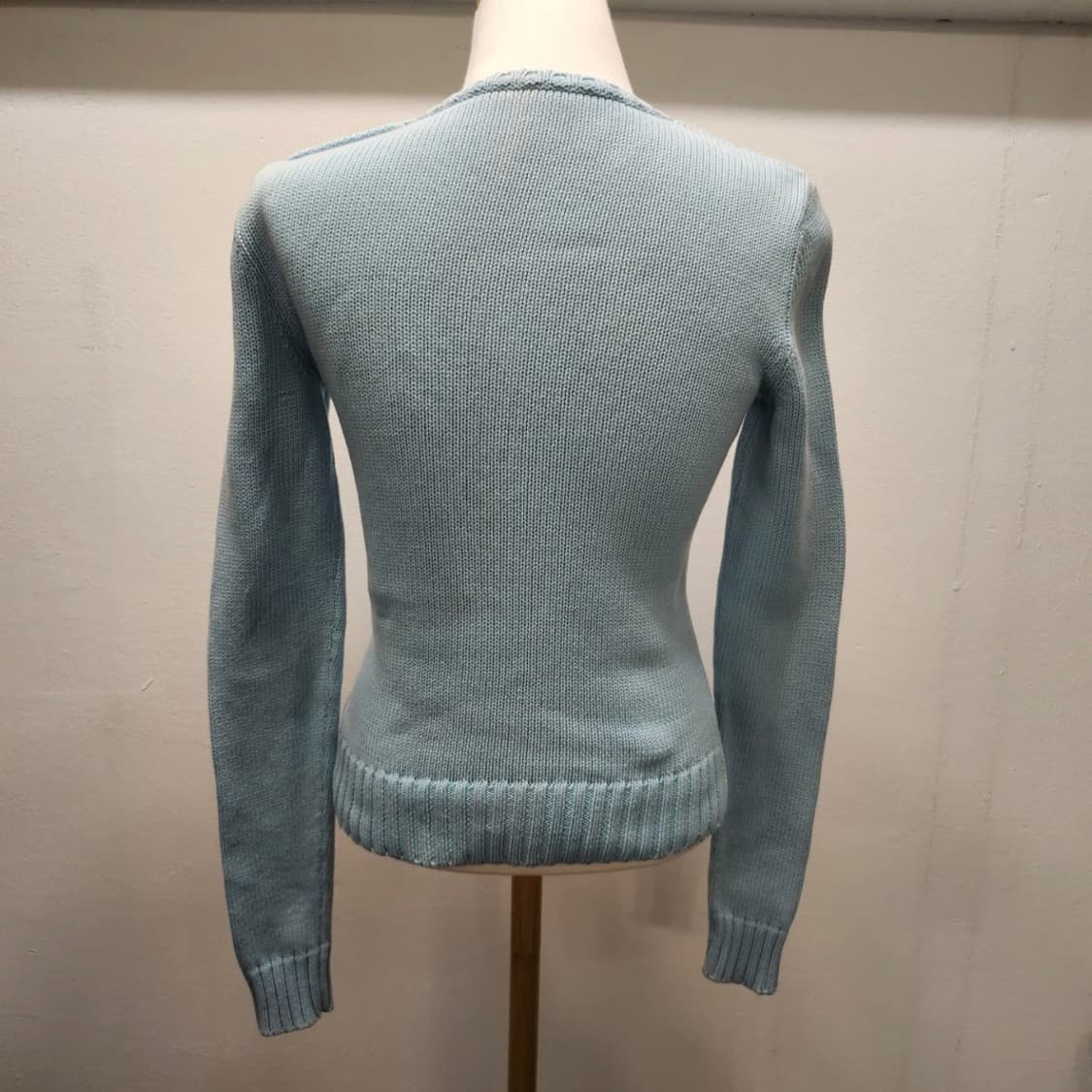 폴로 니트 하늘색 상품이미지2