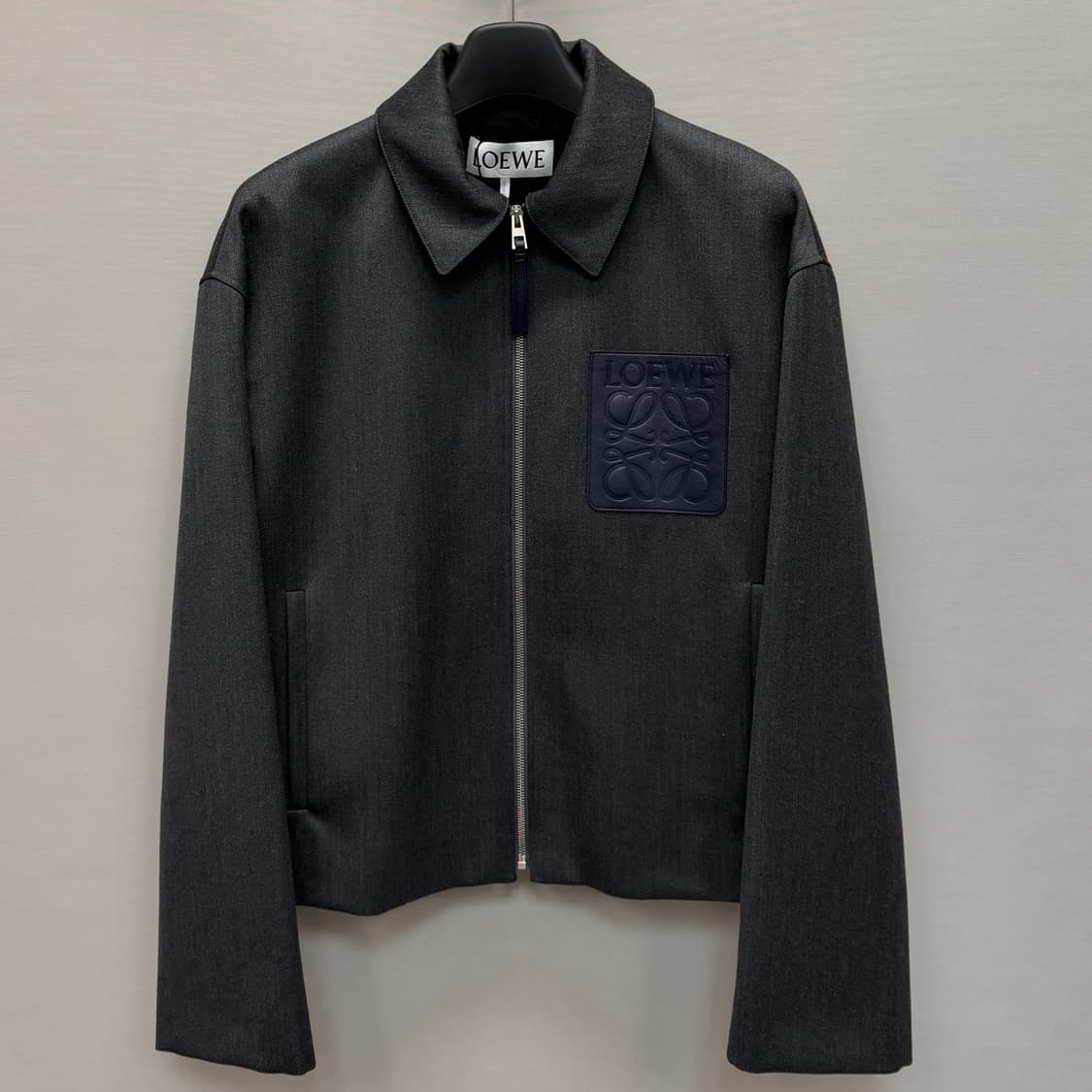 로에베 모노그램 후디 블루종 자켓(105) 상품이미지3