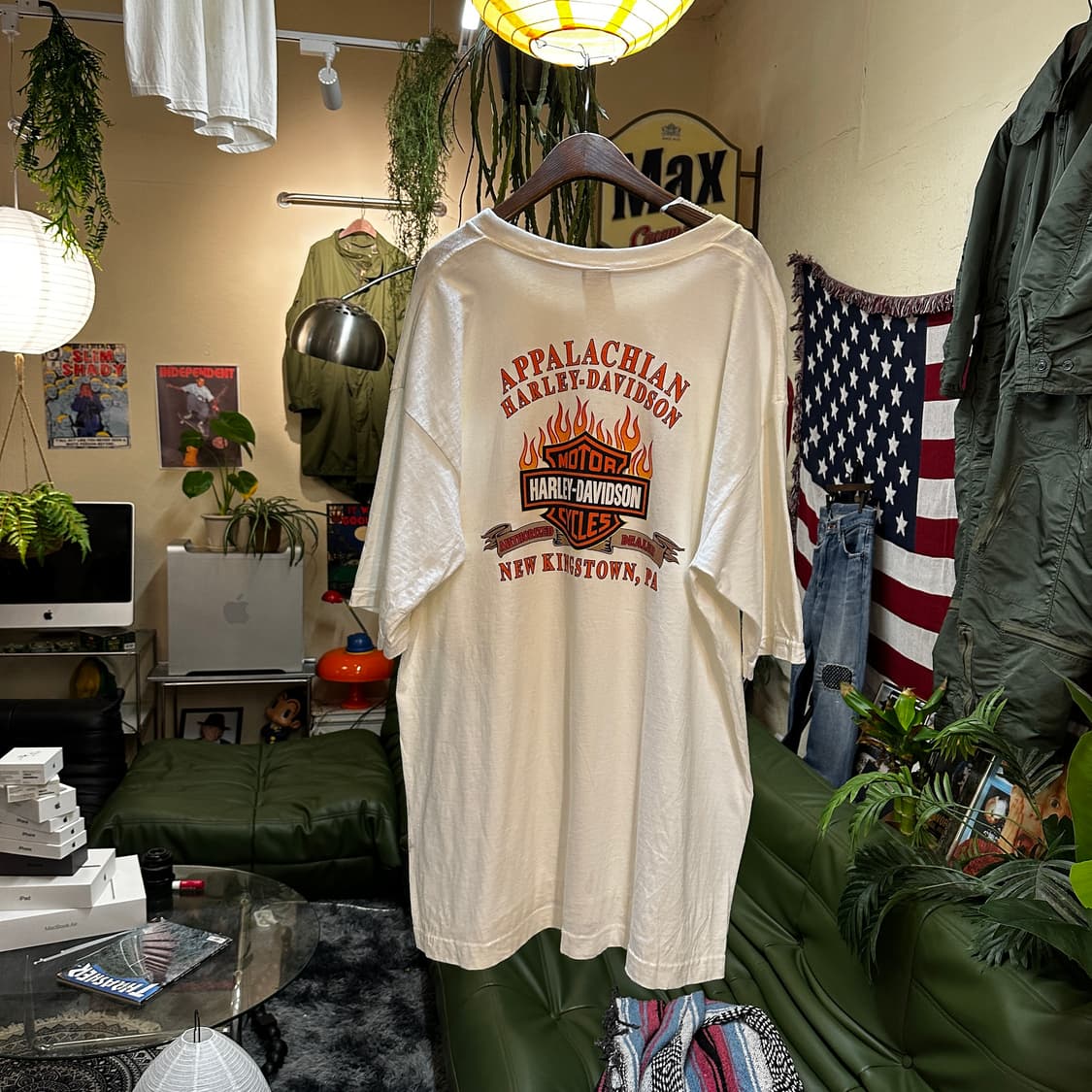 2000s USA Harley-Davidson flame T-shirt 상품이미지6