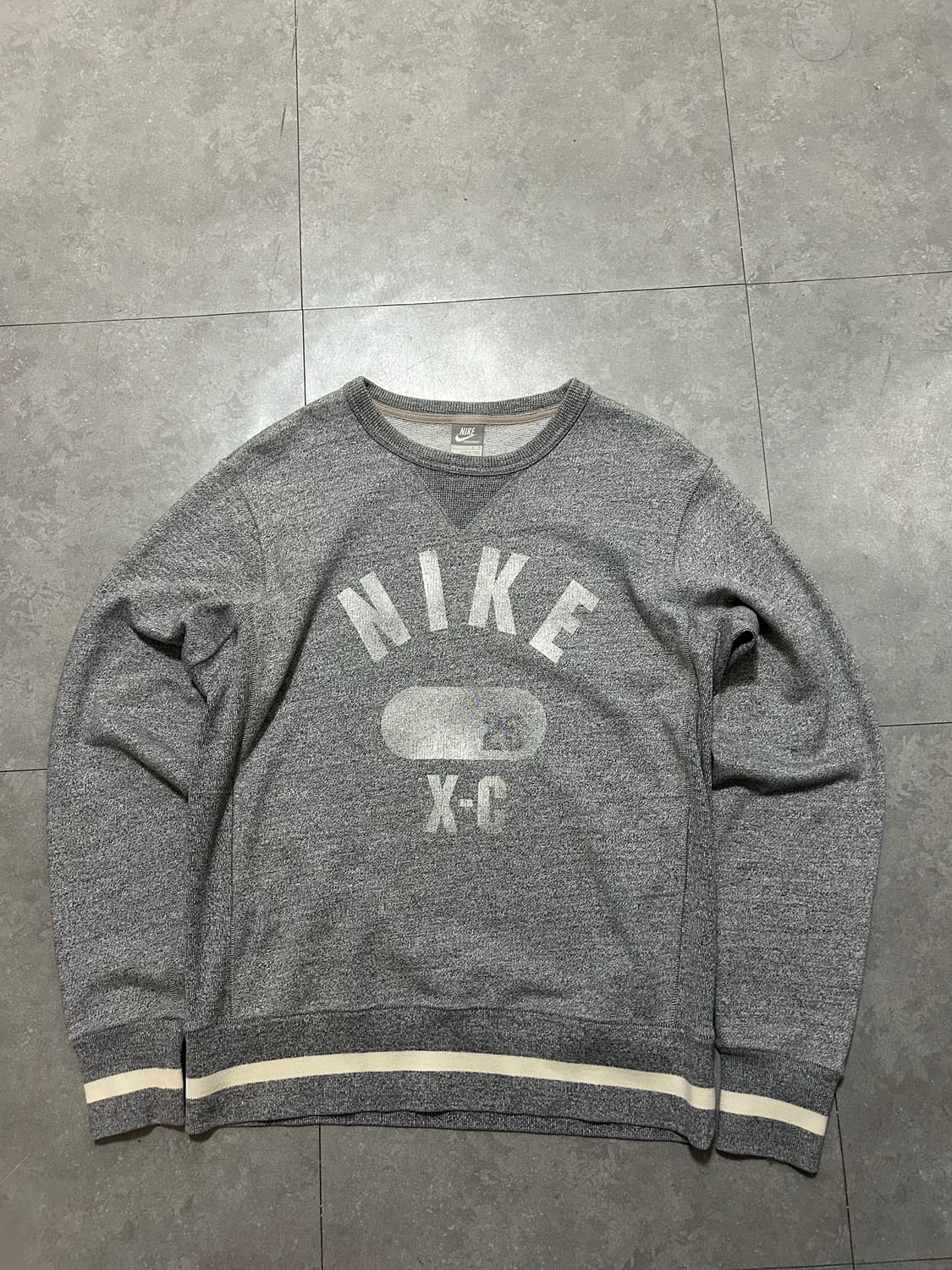 00s  나이키 그레이컬러  헤비코튼  빈티지 스웻셔츠 100size   상품이미지1