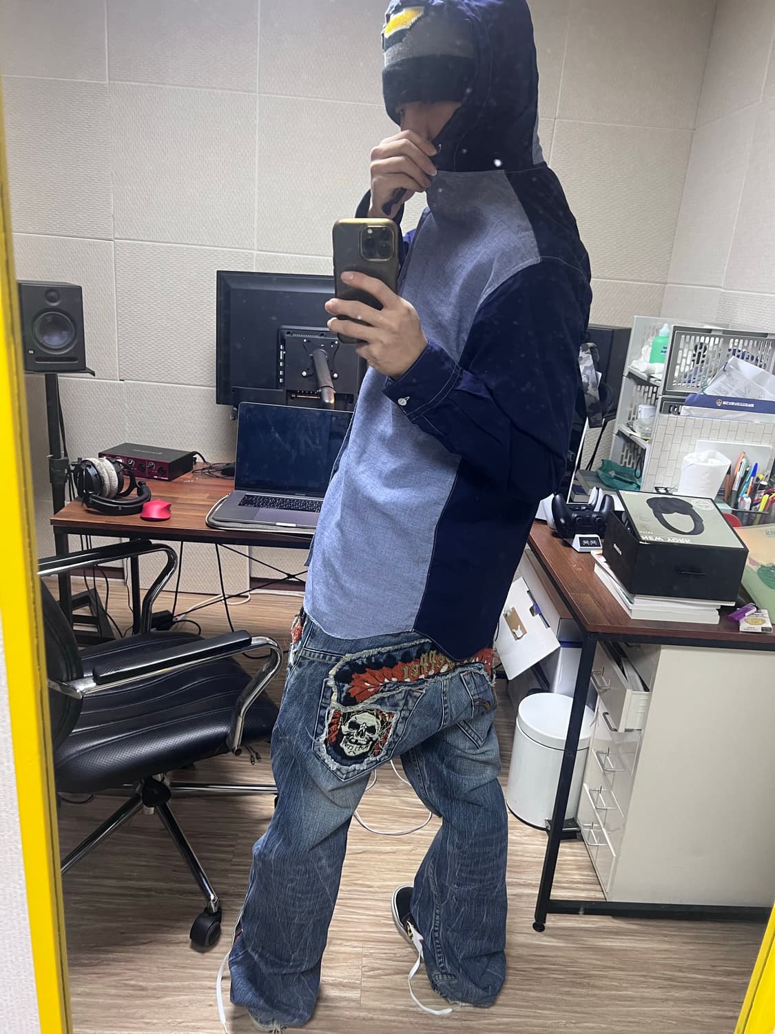 꼼데가르송 셔츠 투톤 상품이미지4