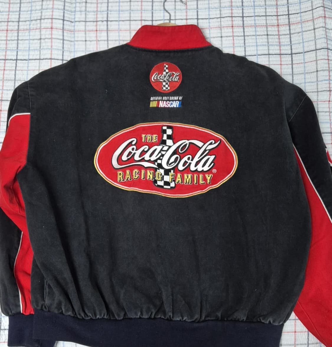 코카콜라 NASCAR 레이싱 자켓 블랙 레드 상품이미지3