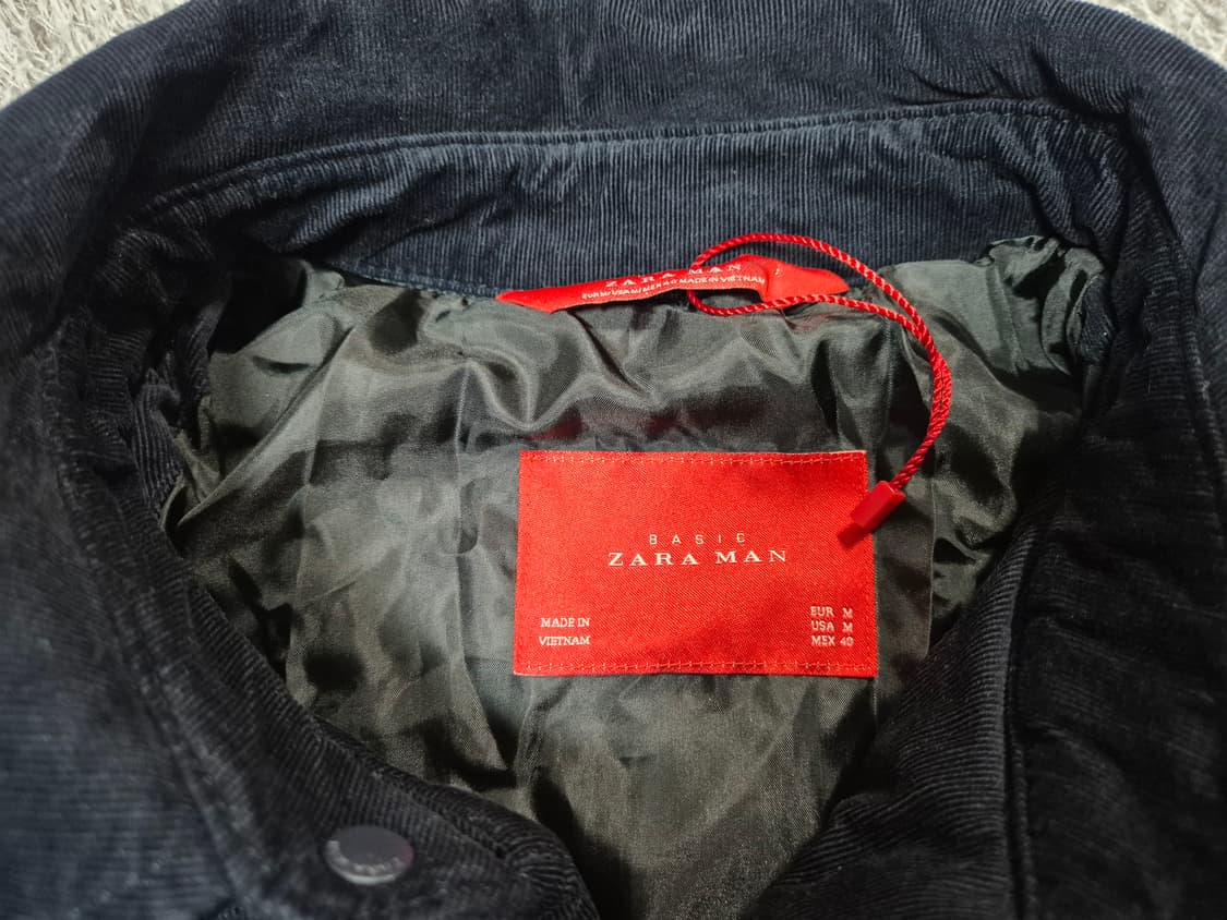 ZARA 자라맨 코듀로이 누빔 자켓 M 상품이미지6