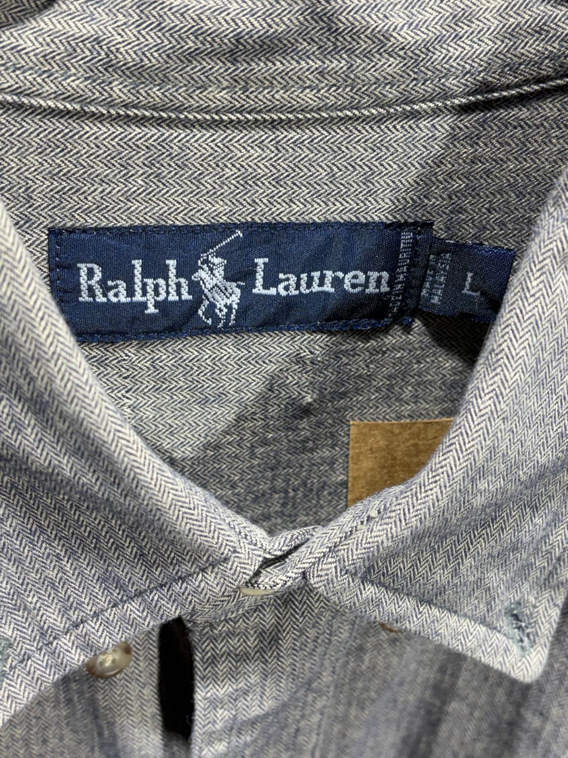 L 폴로랄프로렌 브라운포니 원포켓 멀티컬러 셔츠 상품이미지6