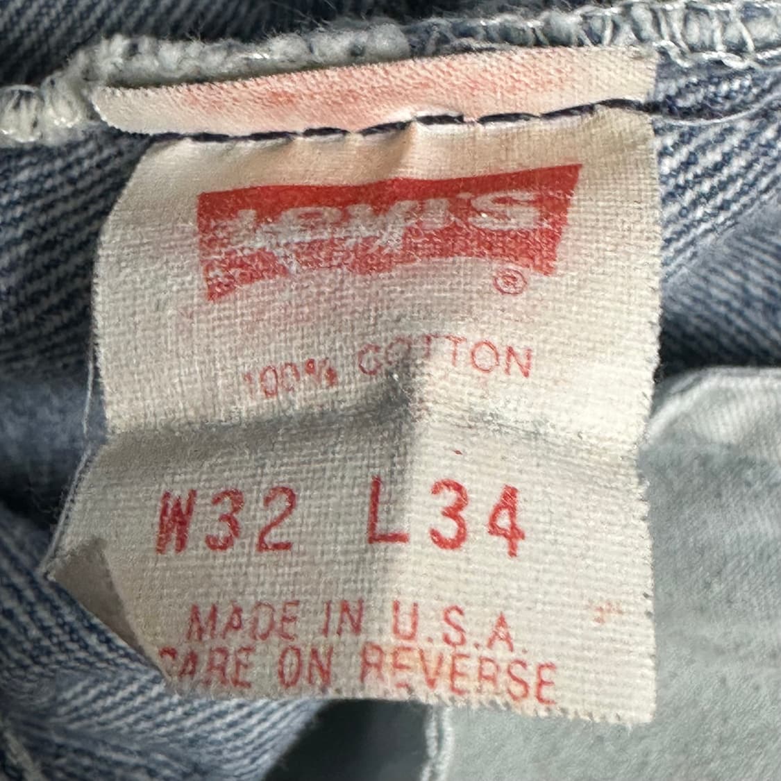 빈티지 90s 리바이스 501 USA 32x34 상품이미지5