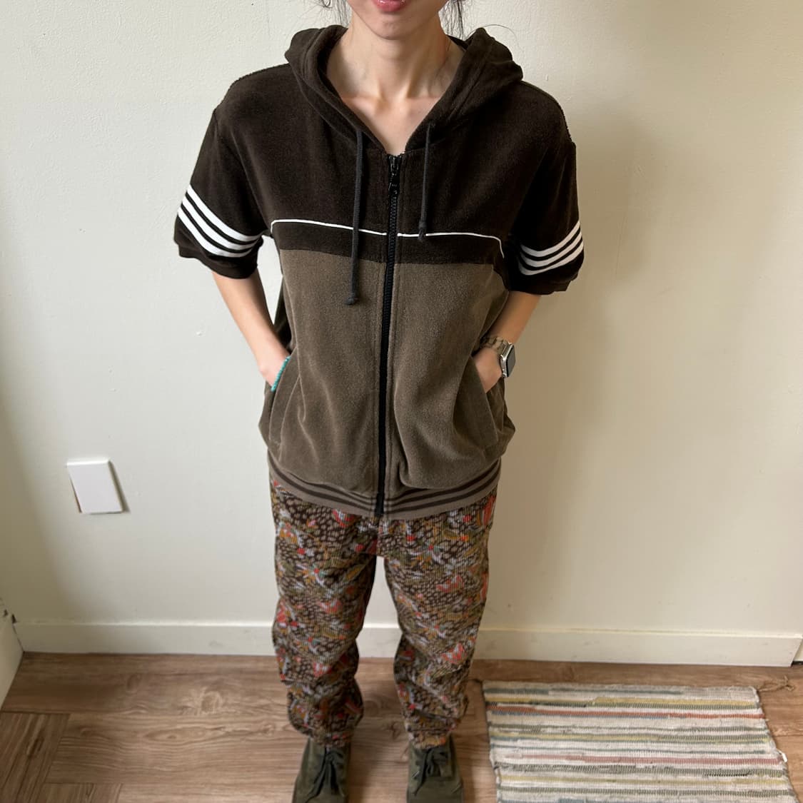 아디다스 타월 후드자켓 상품이미지2