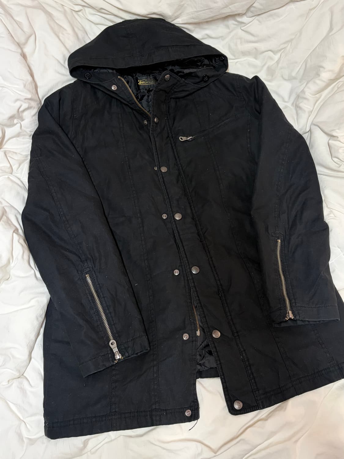 Von Dutch 본더치 Quilted lining 후드 코트 자켓 상품이미지1