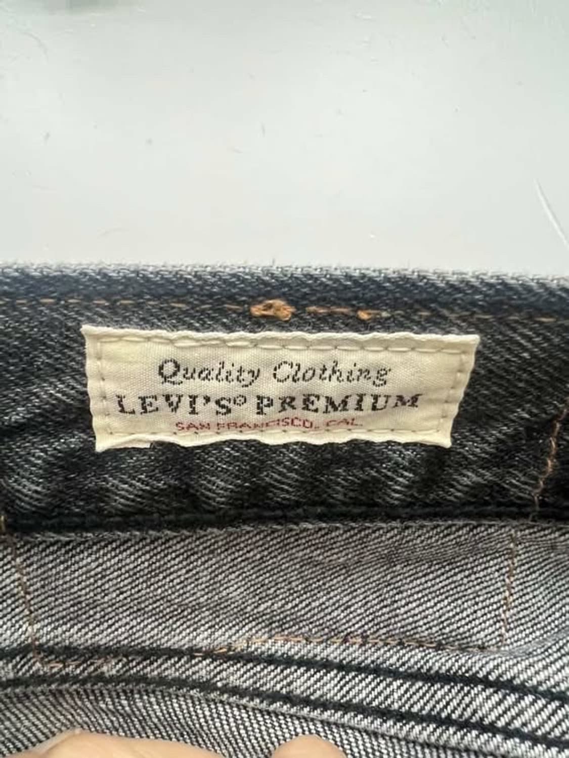 리바이스 흑청데님 팬츠 상품이미지3