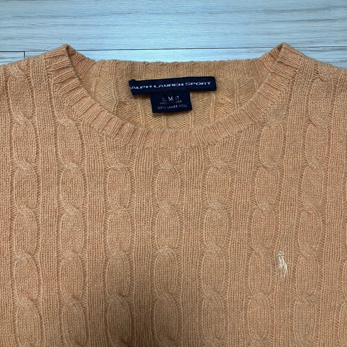 폴로 랄프로렌 램스울 니트 오렌지 상품이미지6