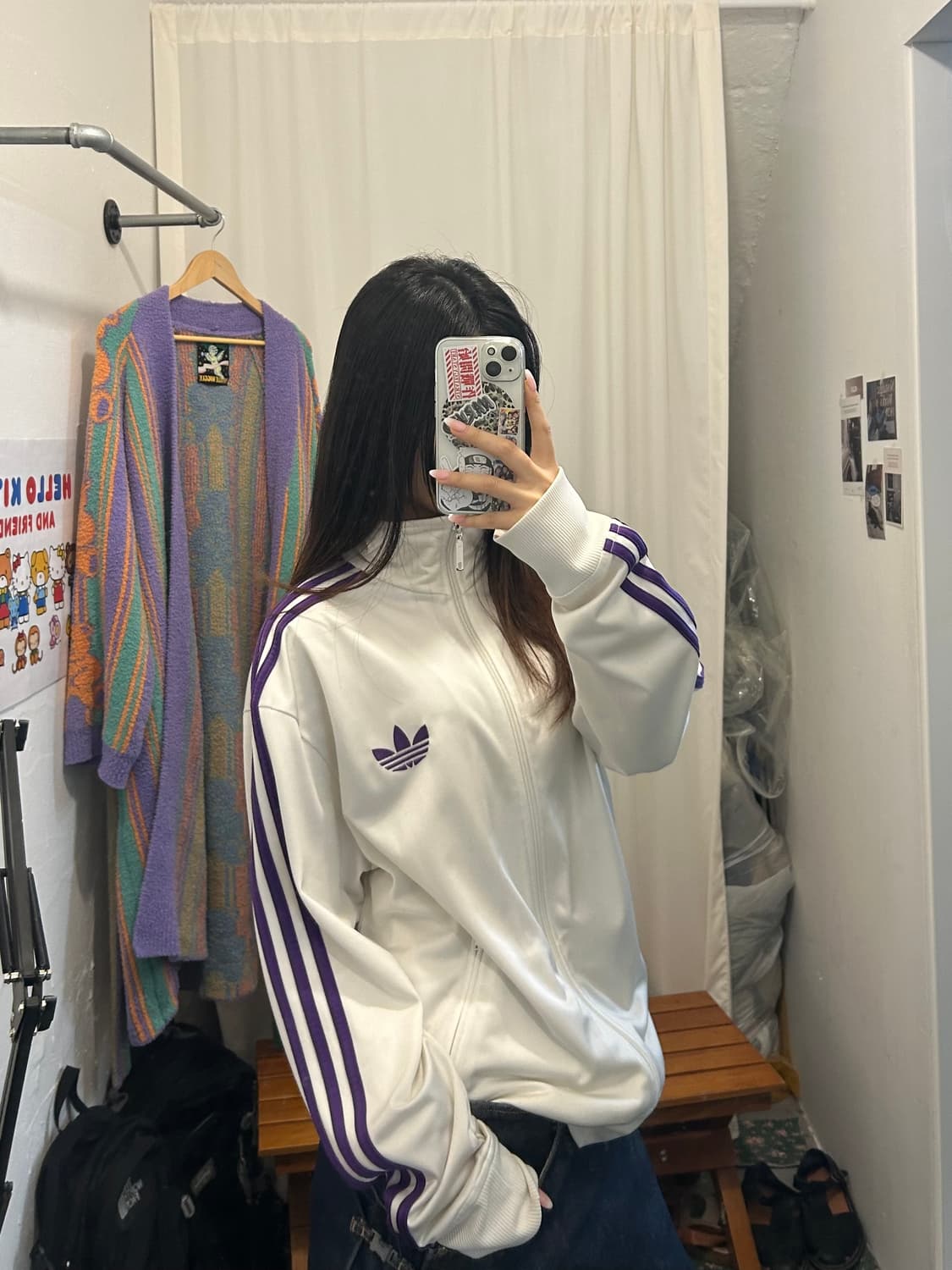 아디다스 파이어버드 흰보 져지 초레어 상품이미지1