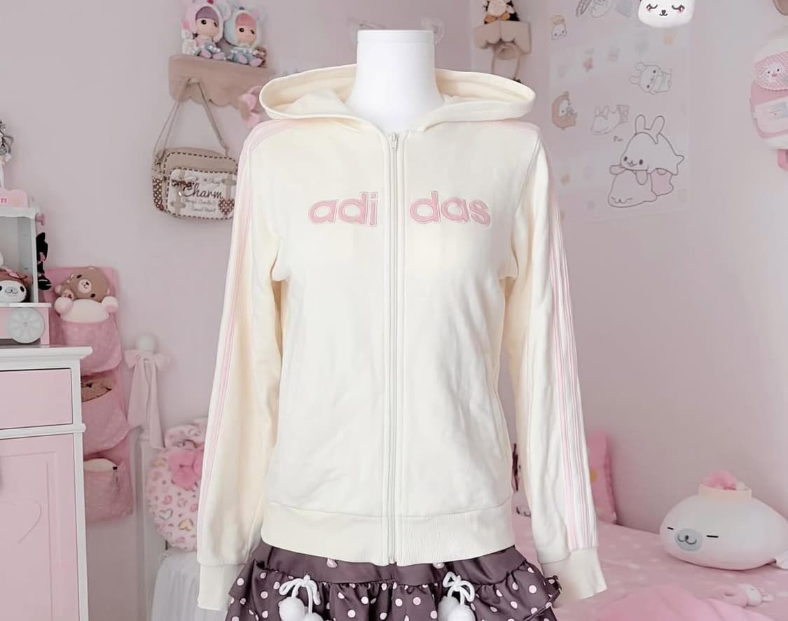 아디다스 adidas 딸기바나나 져지 후드 빈티지 vintage 상품이미지1