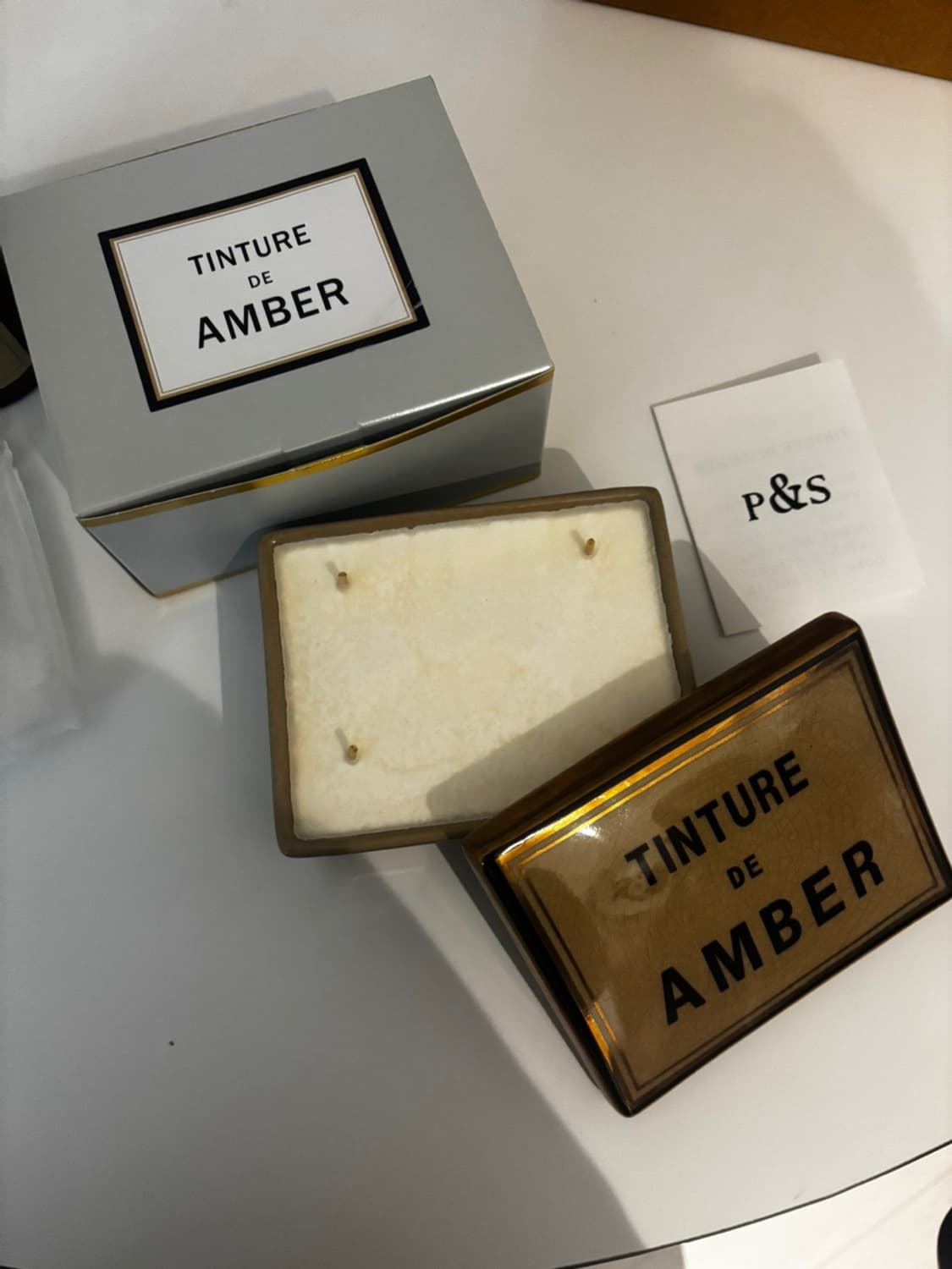 향초/플레인앤심플(plain&simple)세라믹캔들/스몰사이즈/Amber 상품이미지2