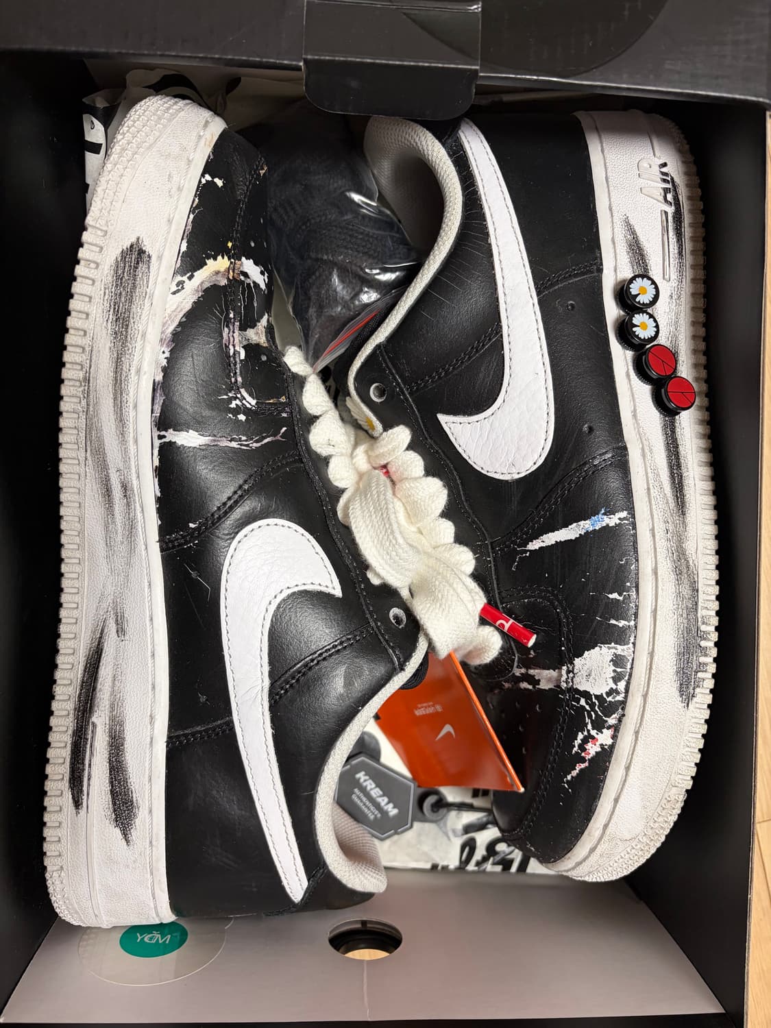 [270]나이키x피스마이너스원 에어포스 og 검흰 급처(gd 피마원포스) 상품이미지1