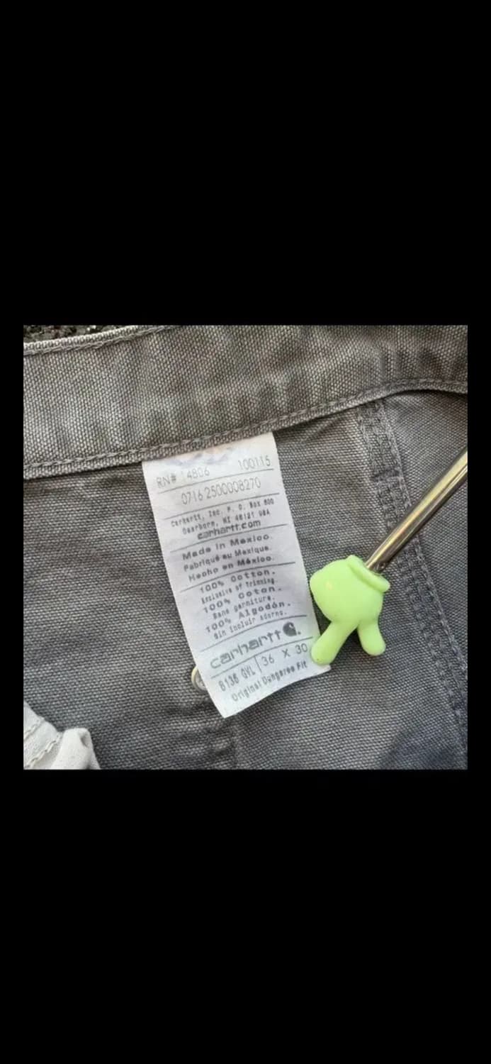 빈티지 칼하트 B136 GVL 더블니 카펜터 팬츠 상품이미지10