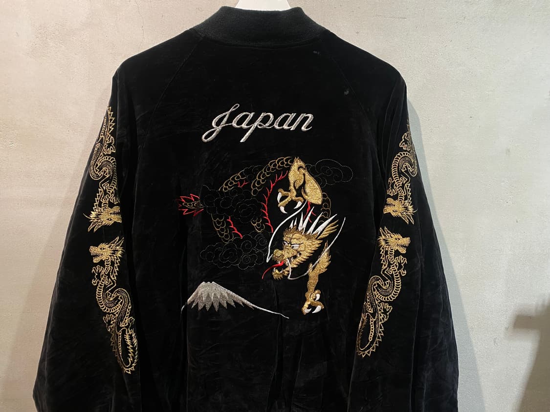 일본 빈티지 스카잔 벨벳 점퍼 상품이미지7