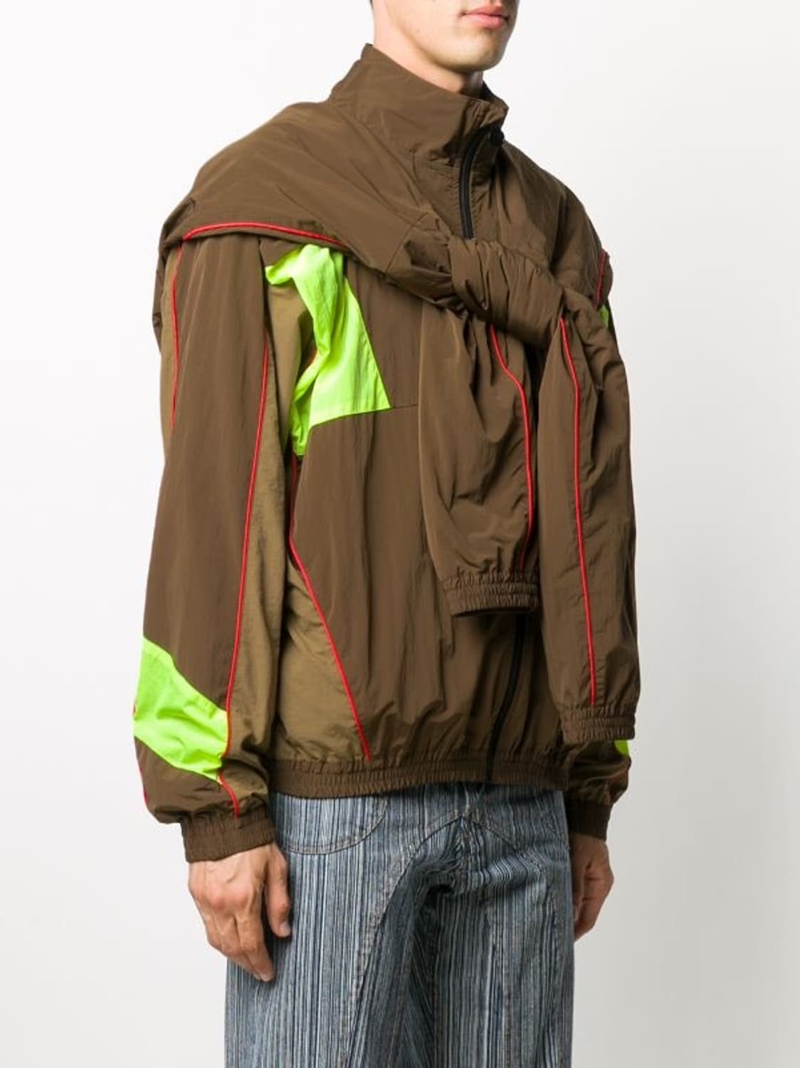 마틴 로즈 남성 브라운 프린트워크 트랙자켓 점퍼 80% 상품이미지5