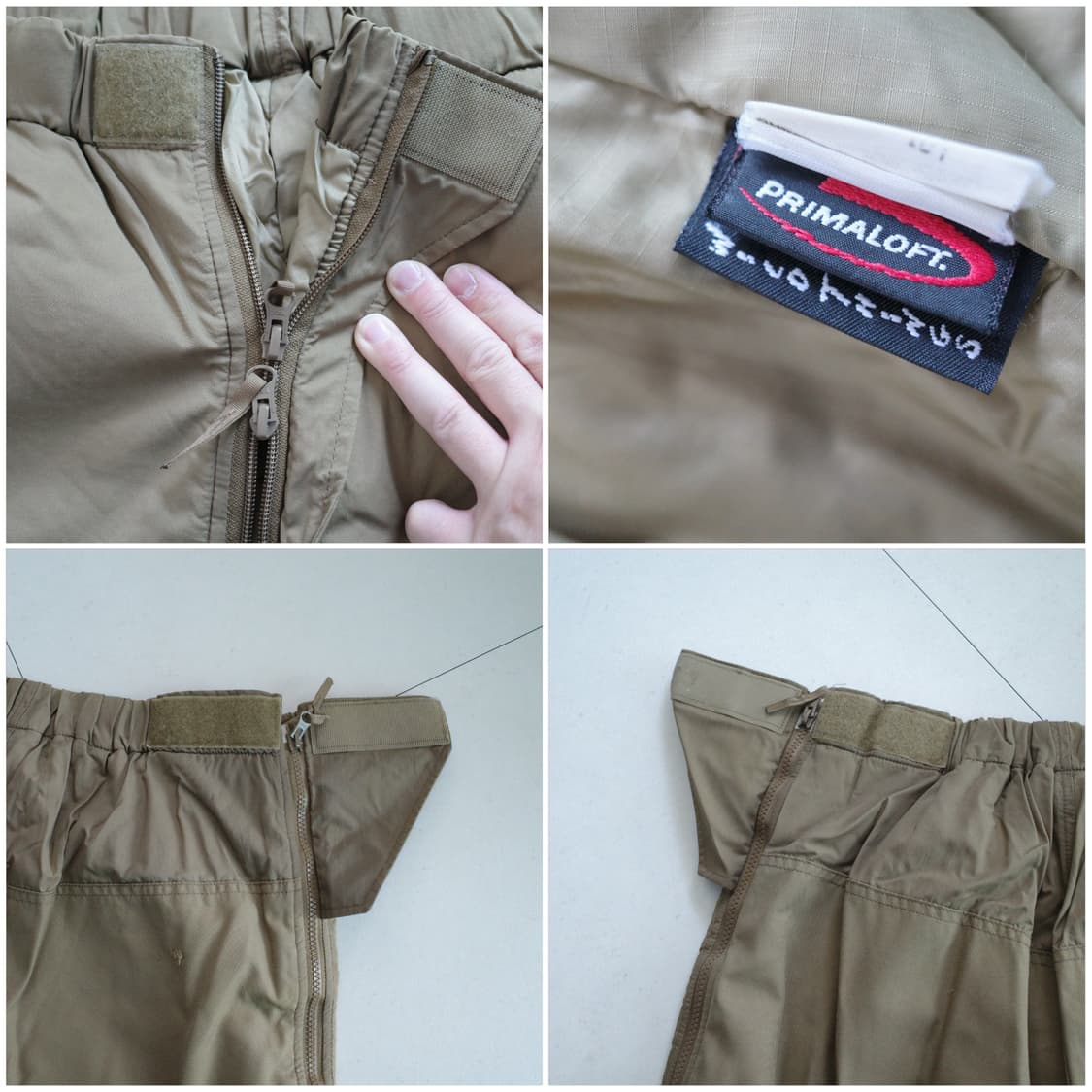 미군 ECWCS USMC 레벨7 프리마로프트 팬츠 와일드띵 상품이미지5