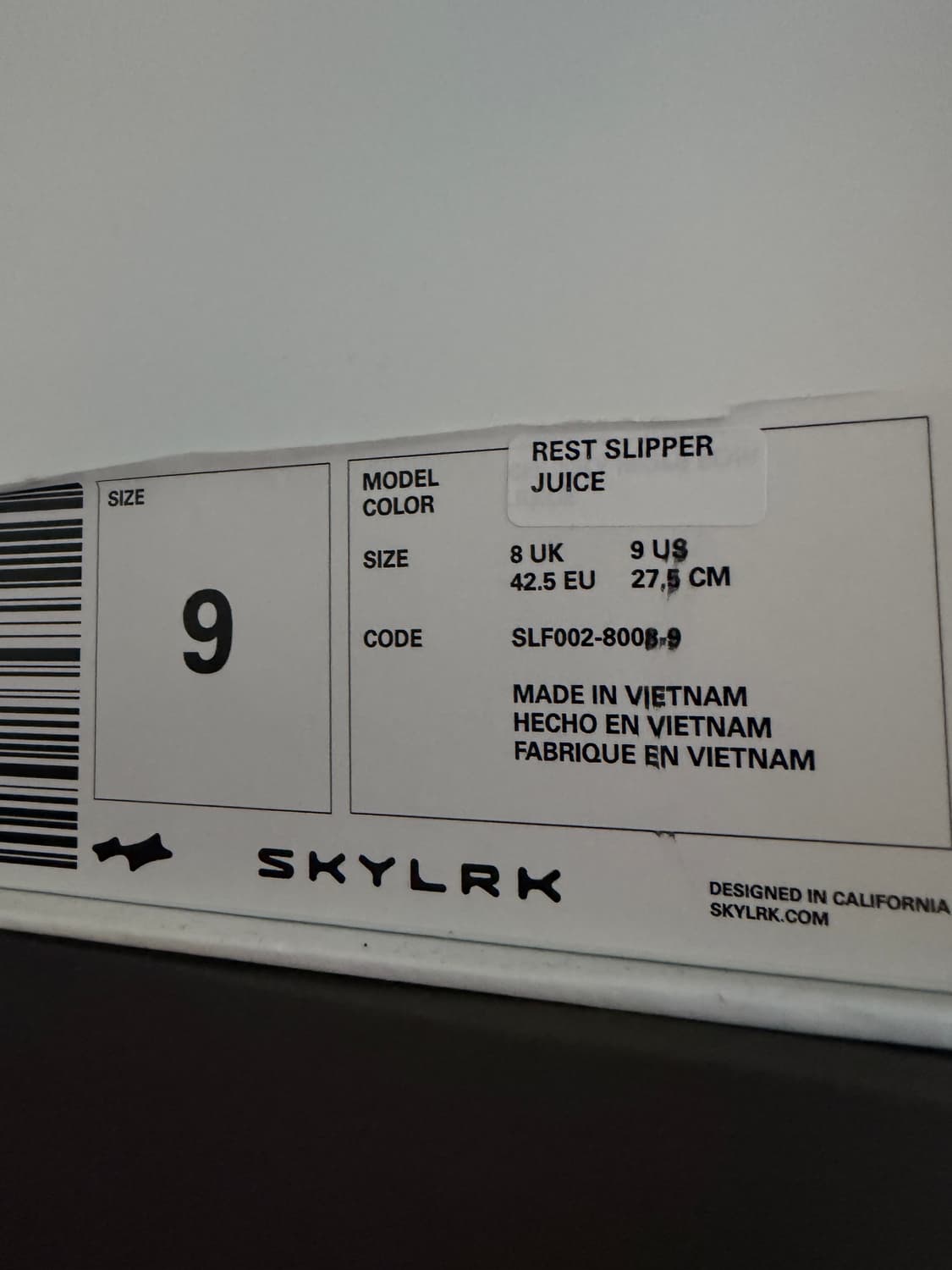 skylrk rest slipper juice us9 상품이미지3