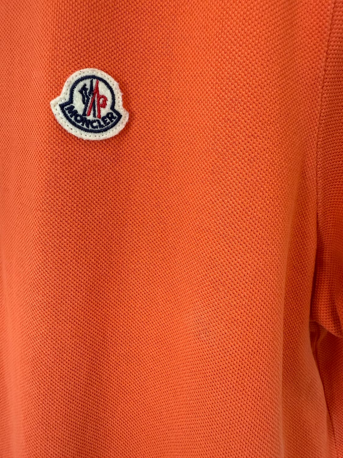 몽클레어 카라 반팔티 오렌지 상품이미지8