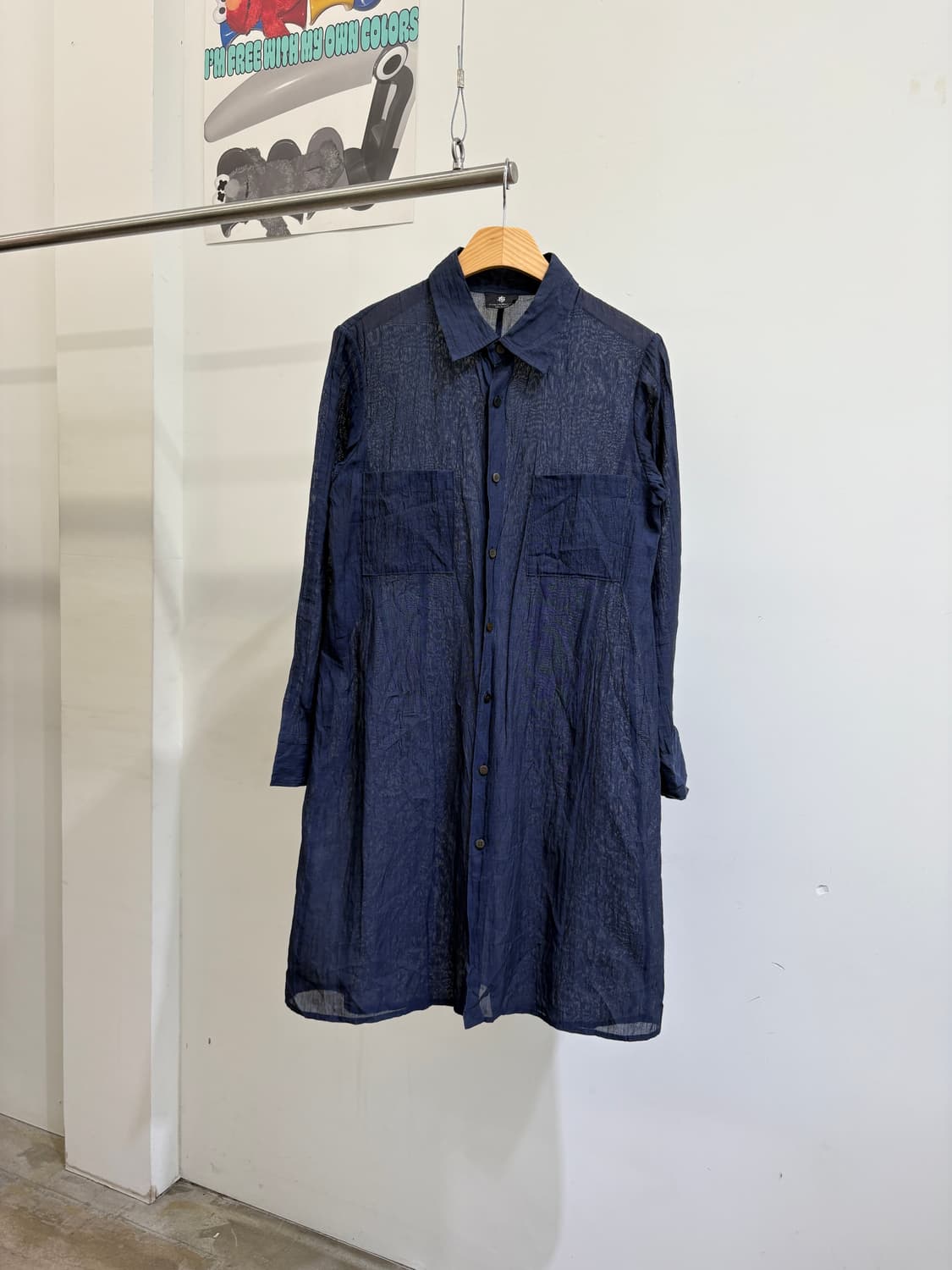 NUNO (Made in Japan) 롱셔츠 상품이미지1