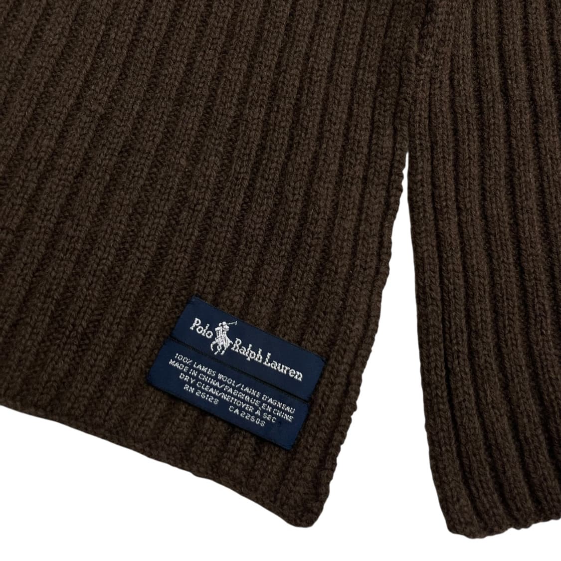 폴로 랄프로렌 브라운 니트 머플러 상품이미지6